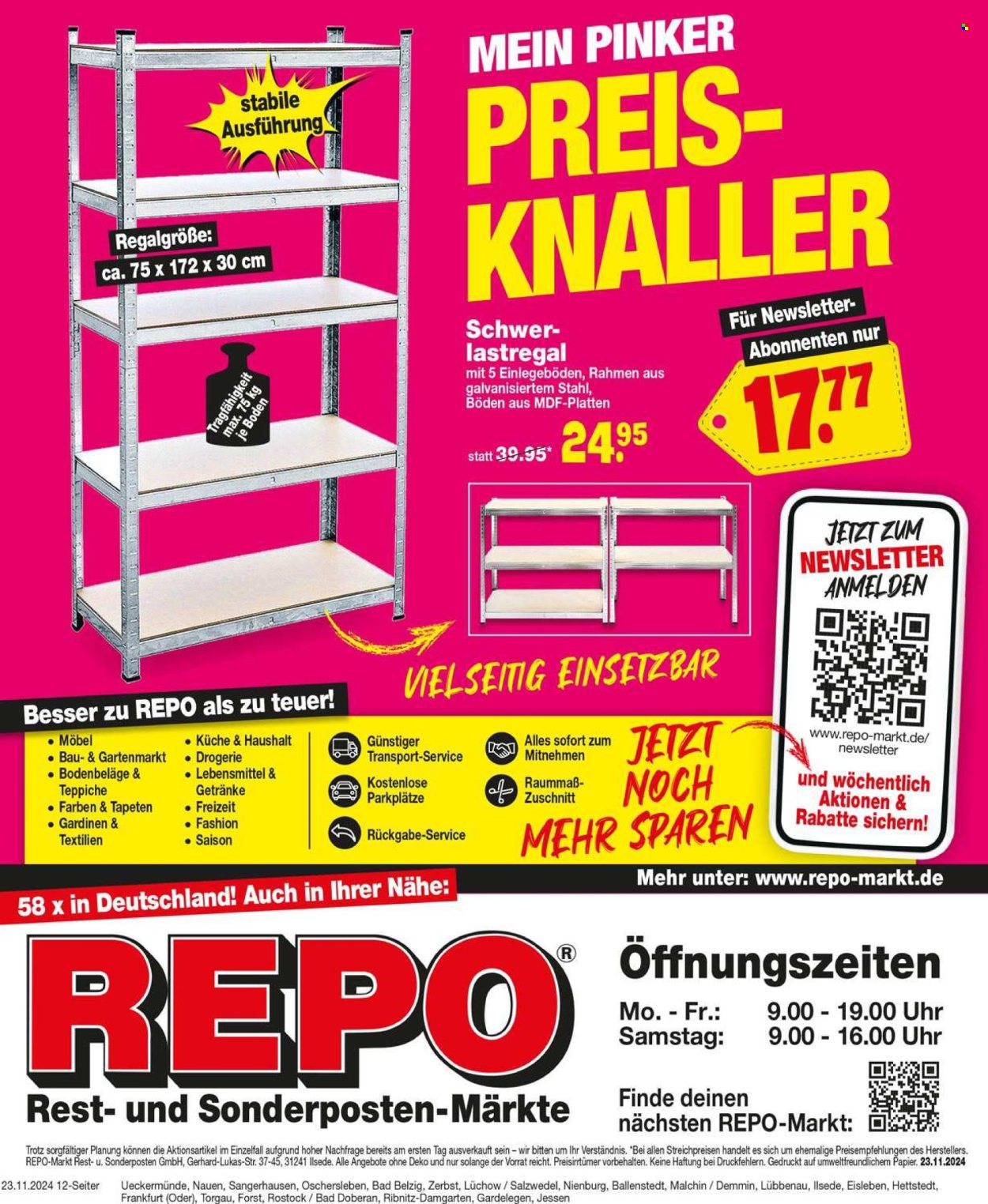 Repo Prospekte  - 25.11.2024 - 30.11.2024. Seite 16