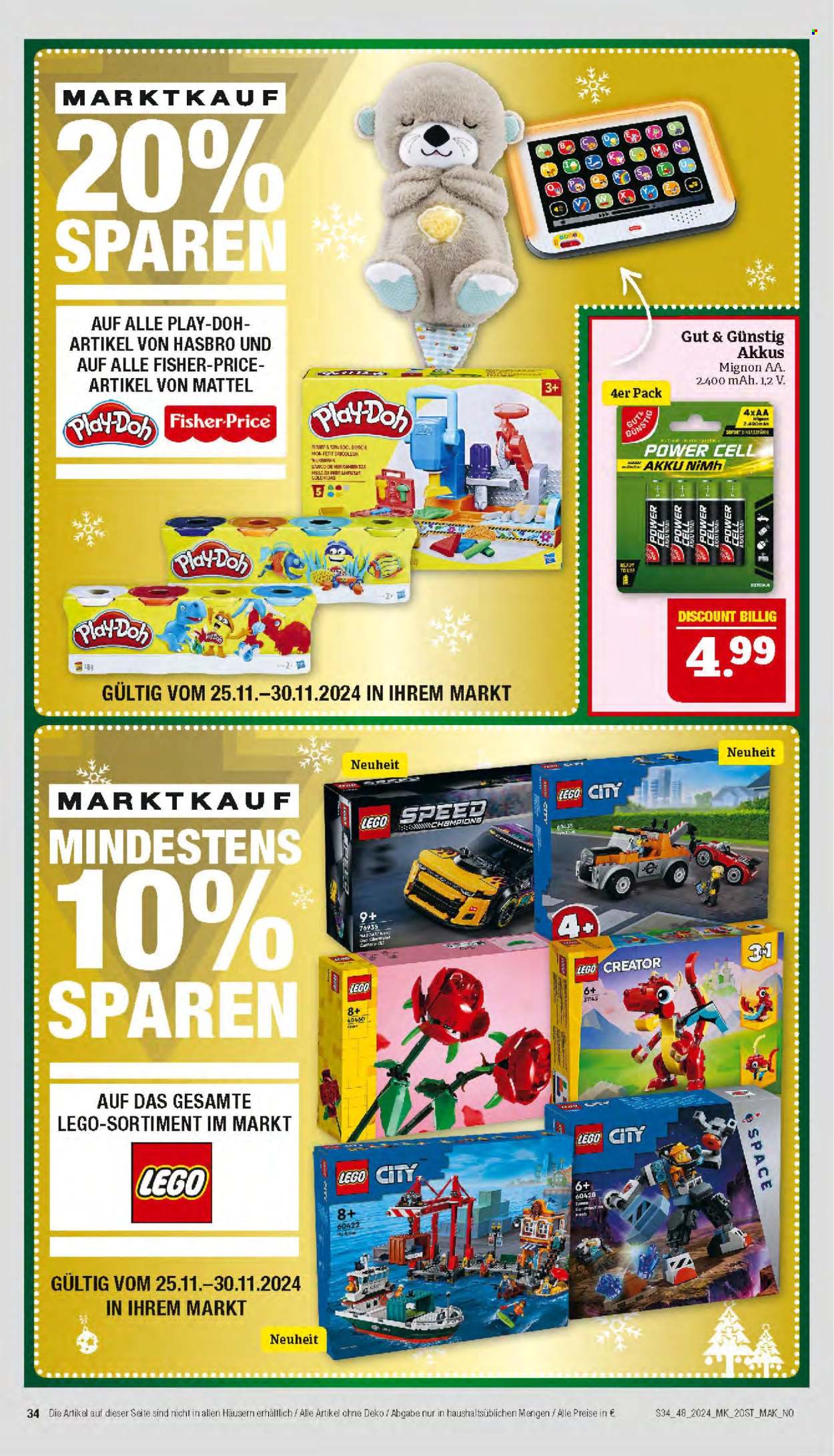 Marktkauf Prospekte  - 25.11.2024 - 30.11.2024. Seite 34