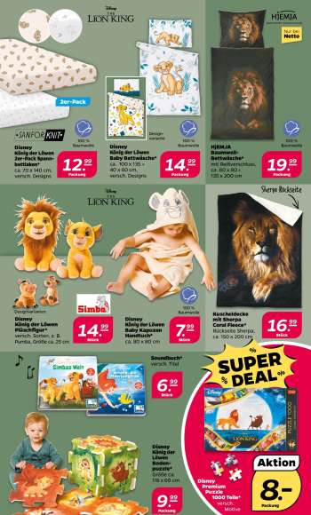 thumbnail - Disney König der Löwen Baby Kapuzen Handtuch