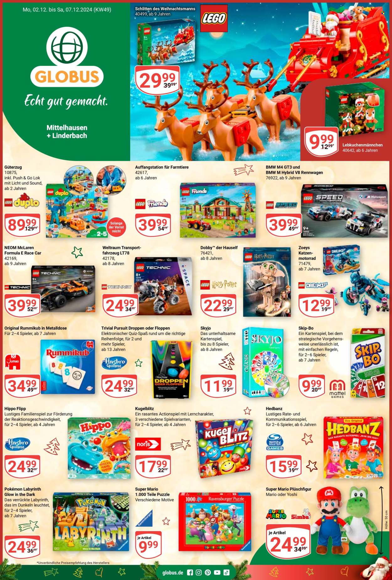 Globus Prospekte  - 2.12.2024 - 7.12.2024. Seite 1