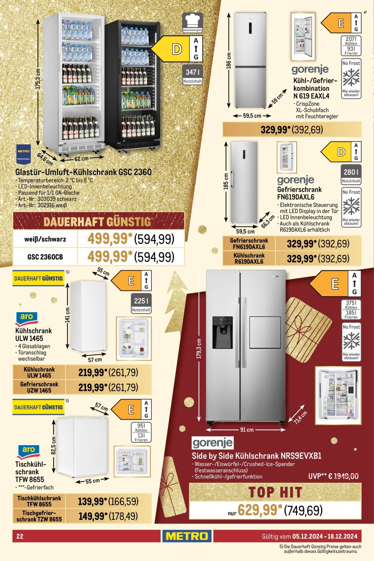 Metro Prospekte  - 5.12.2024 - 18.12.2024. Seite 22