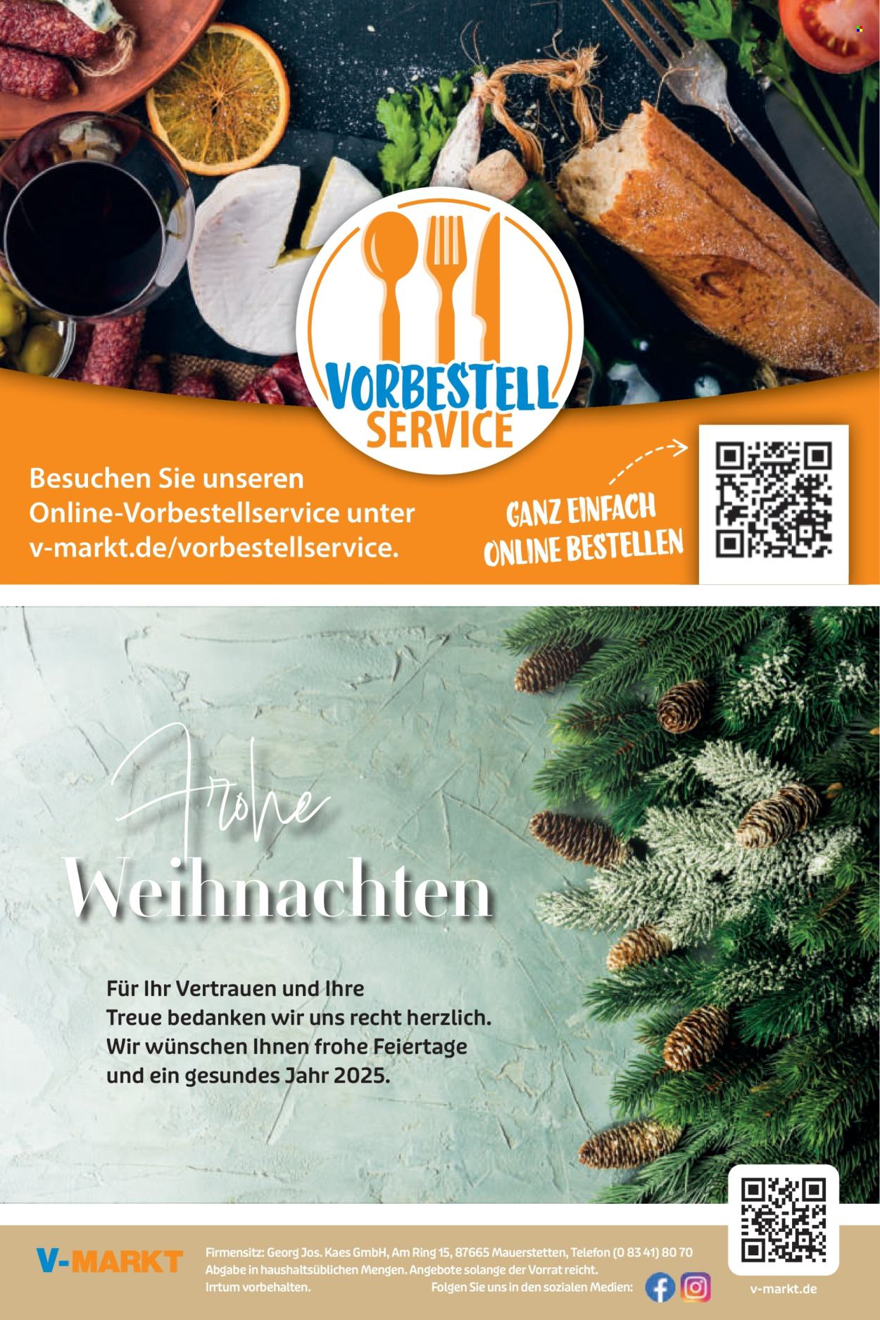V-Markt Prospekte  - 5.12.2024 - 31.12.2024. Seite 16