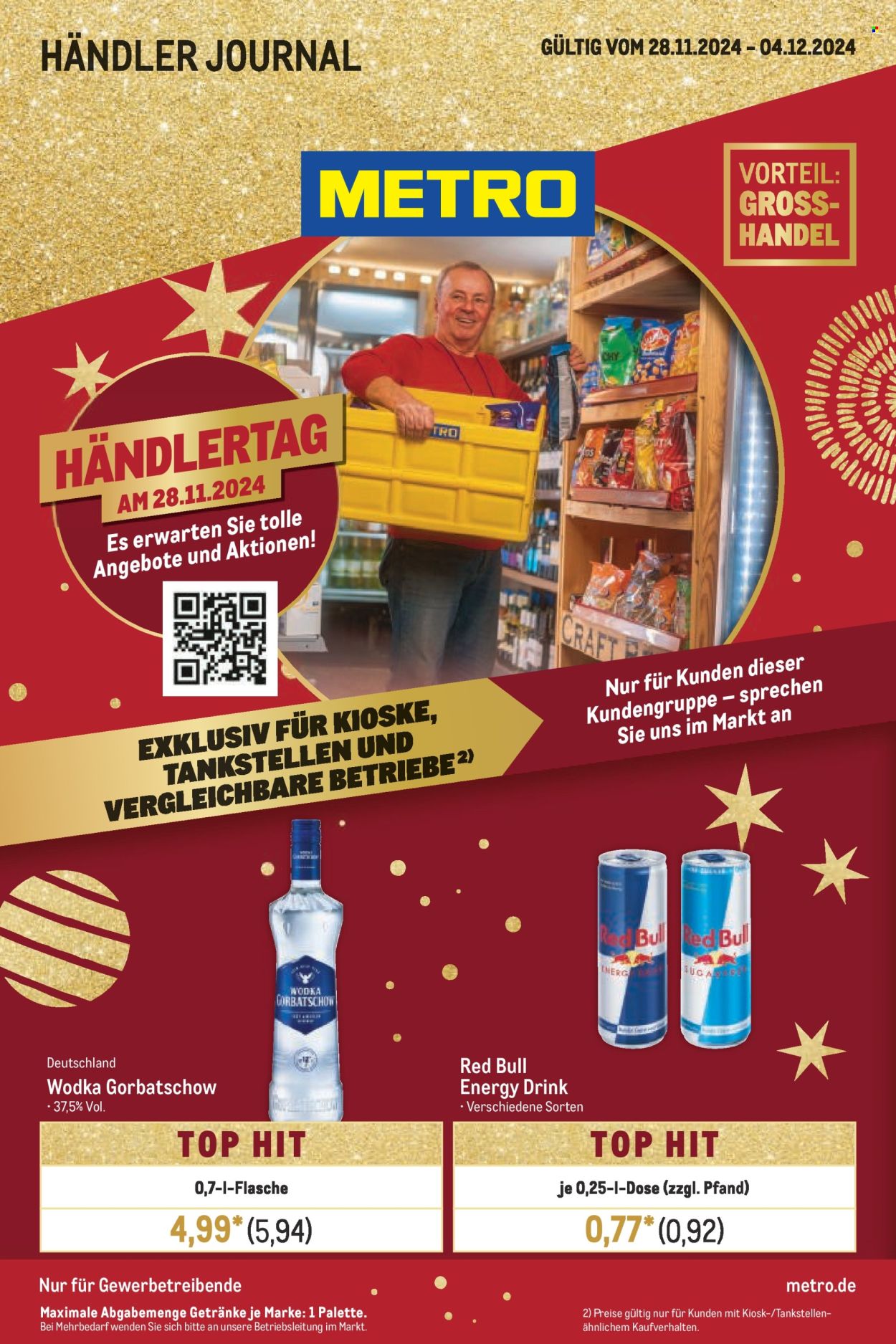 Metro Prospekte  - 28.11.2024 - 4.12.2024. Seite 1