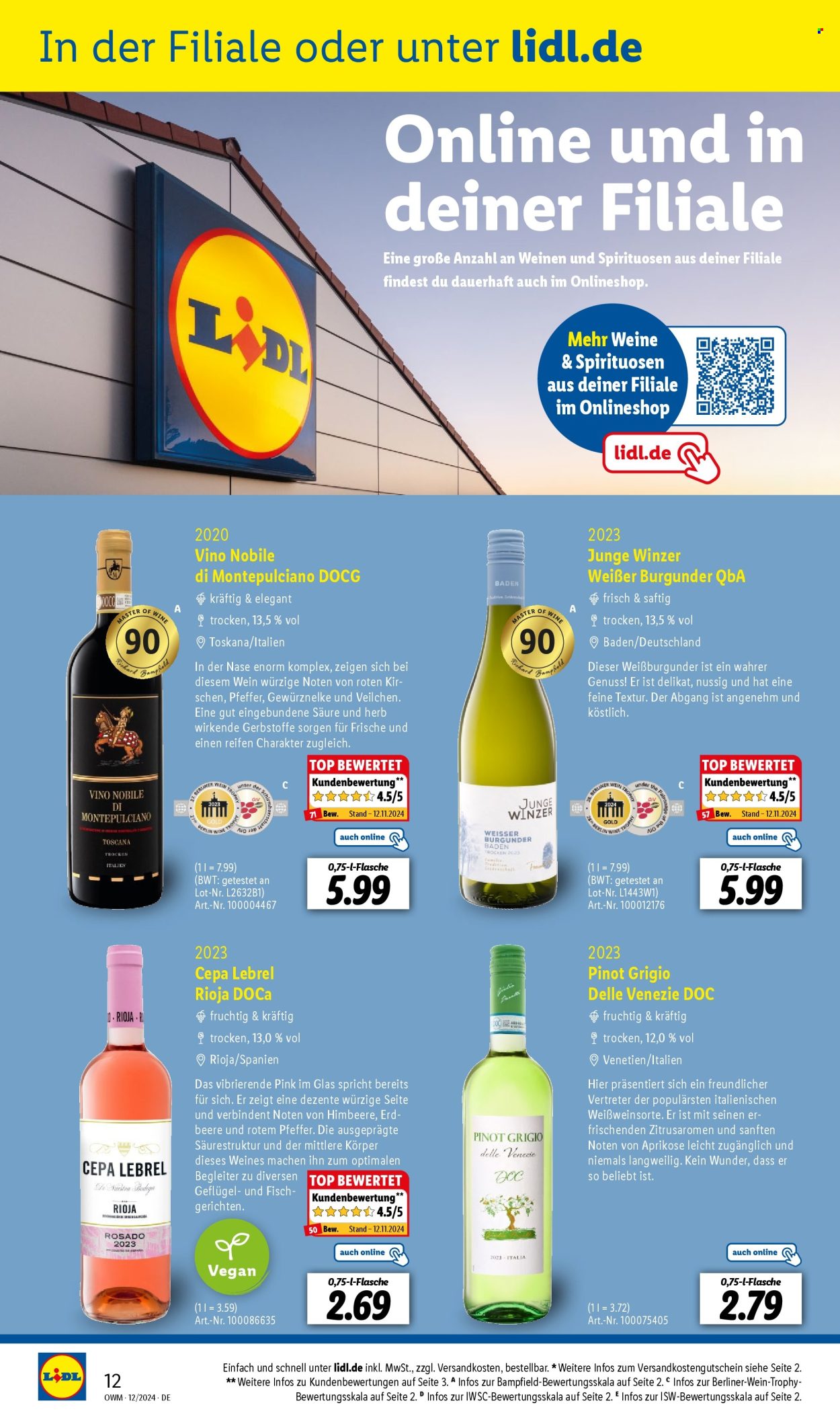 Lidl Prospekte  - 1.12.2024 - 31.12.2024. Seite 12