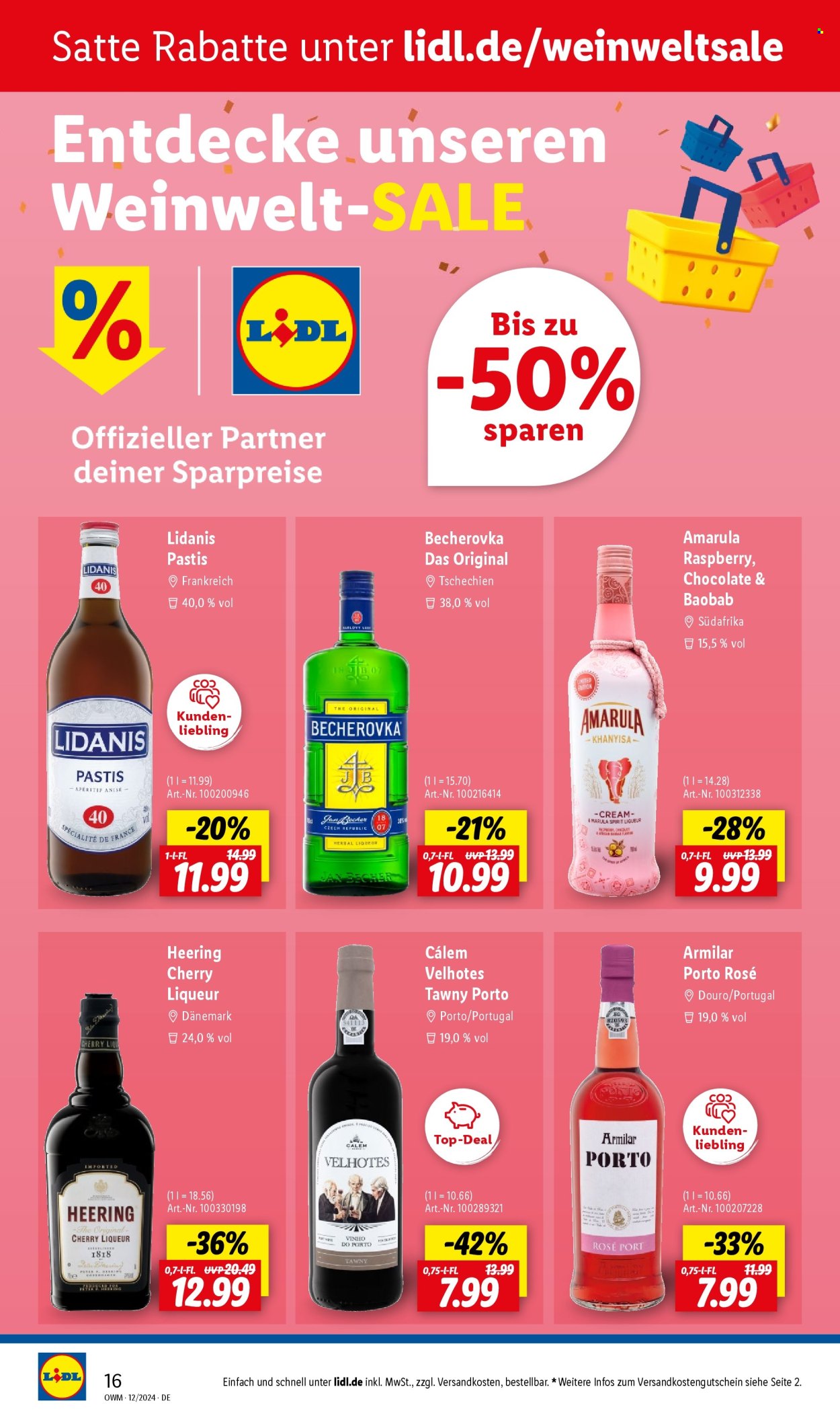 Lidl Prospekte  - 1.12.2024 - 31.12.2024. Seite 16
