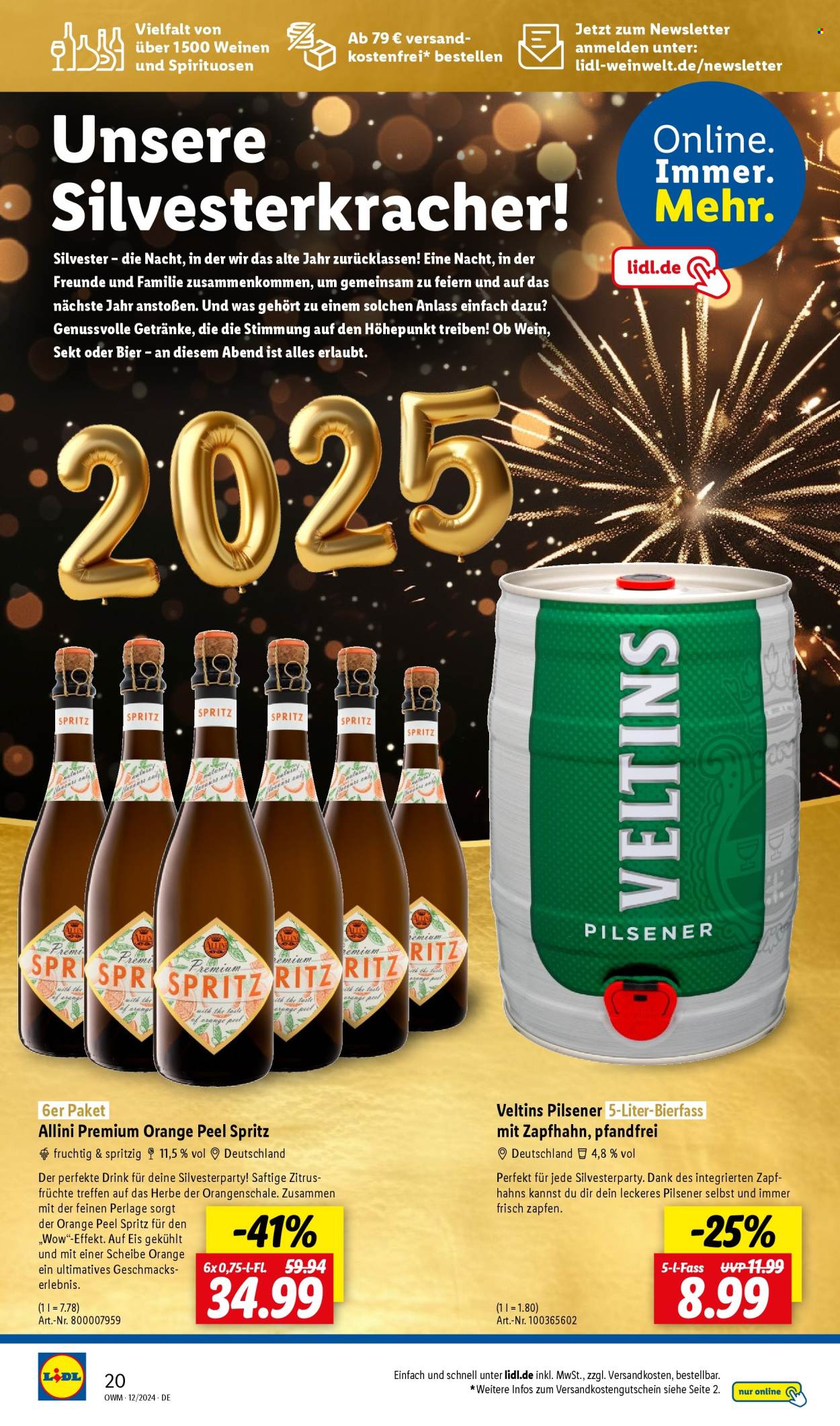Lidl Prospekte  - 1.12.2024 - 31.12.2024. Seite 20