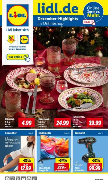 Prospekte Lidl - 1.12.2024 - 31.12.2024.