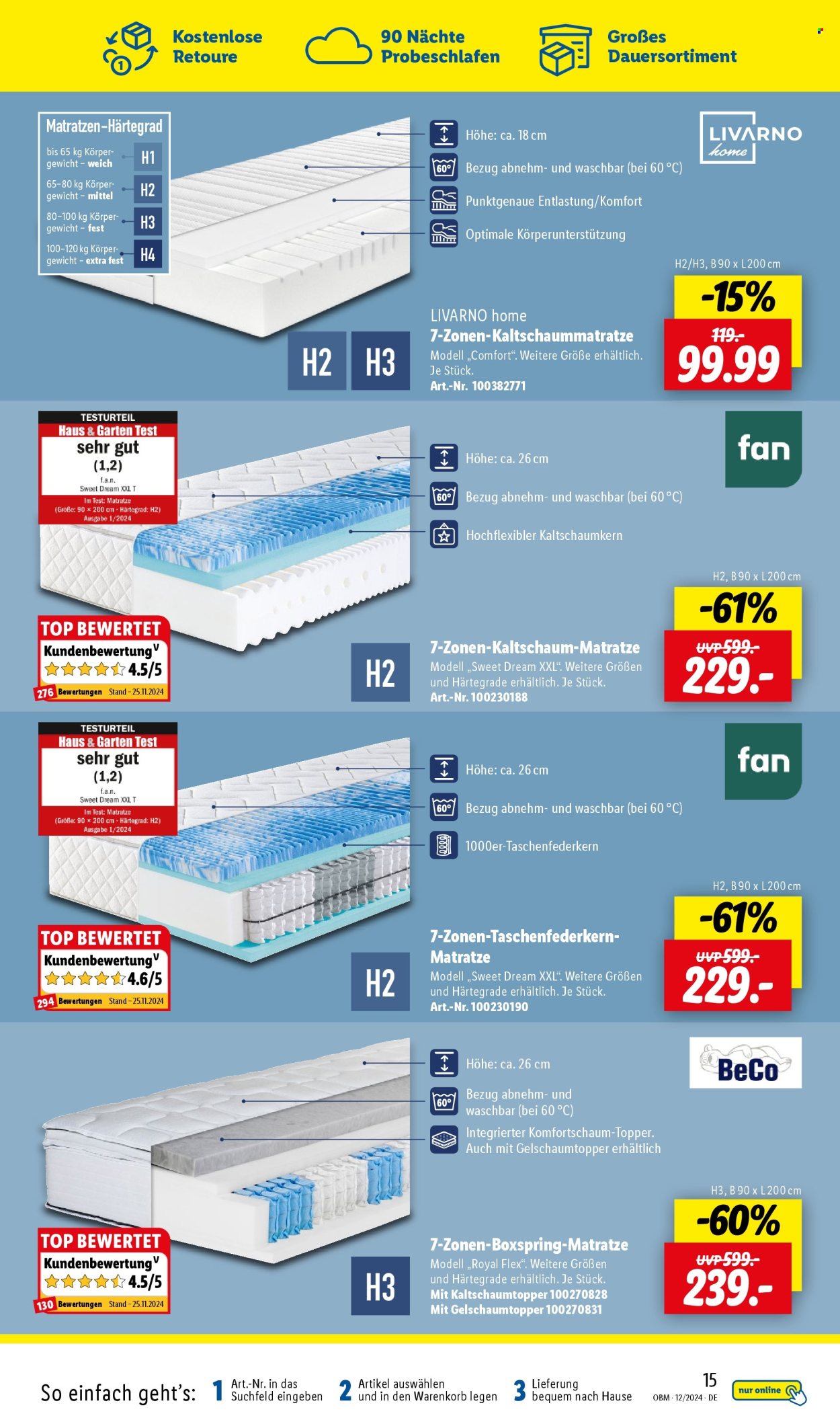 Lidl Prospekte  - 1.12.2024 - 31.12.2024. Seite 15
