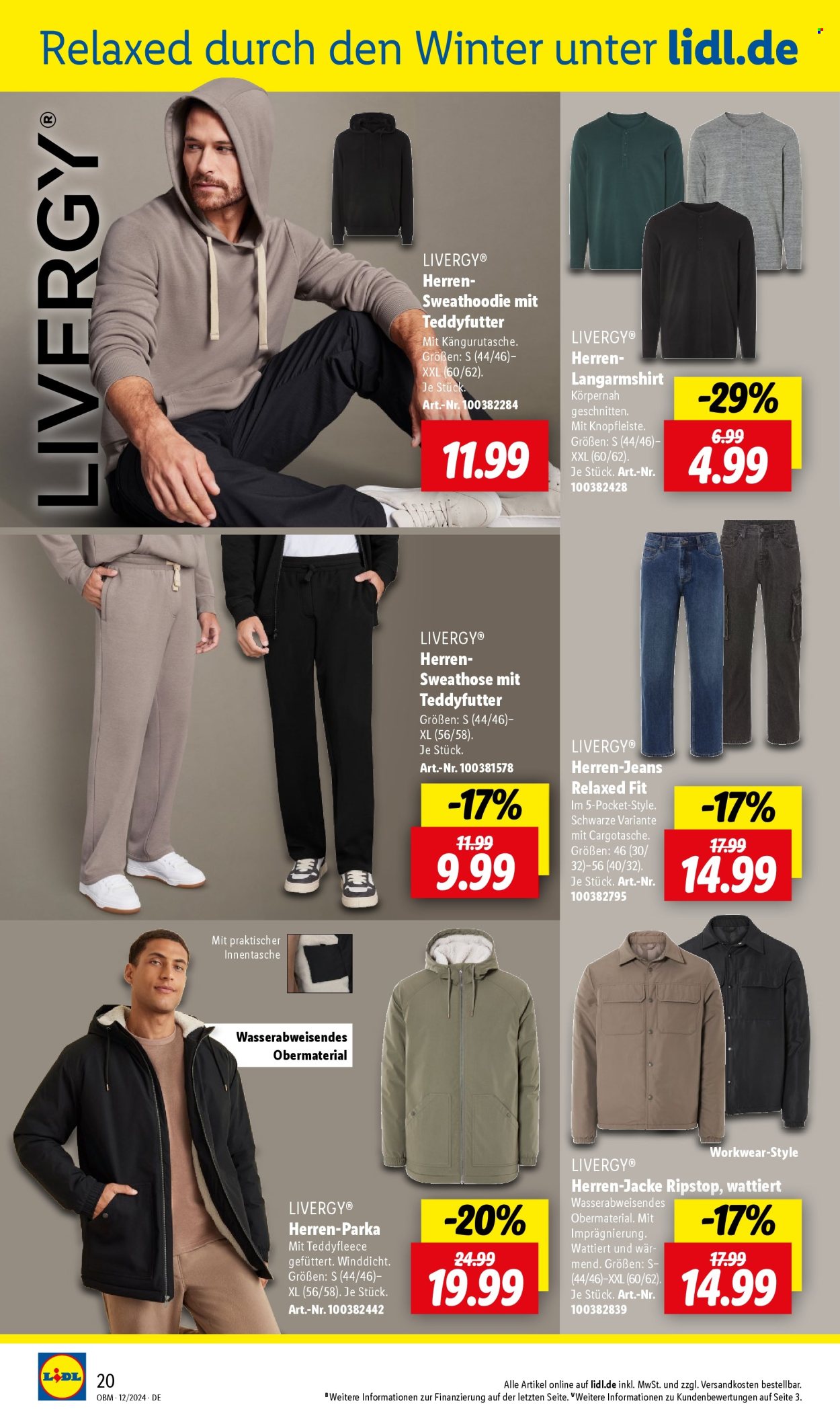 Lidl Prospekte  - 1.12.2024 - 31.12.2024. Seite 20