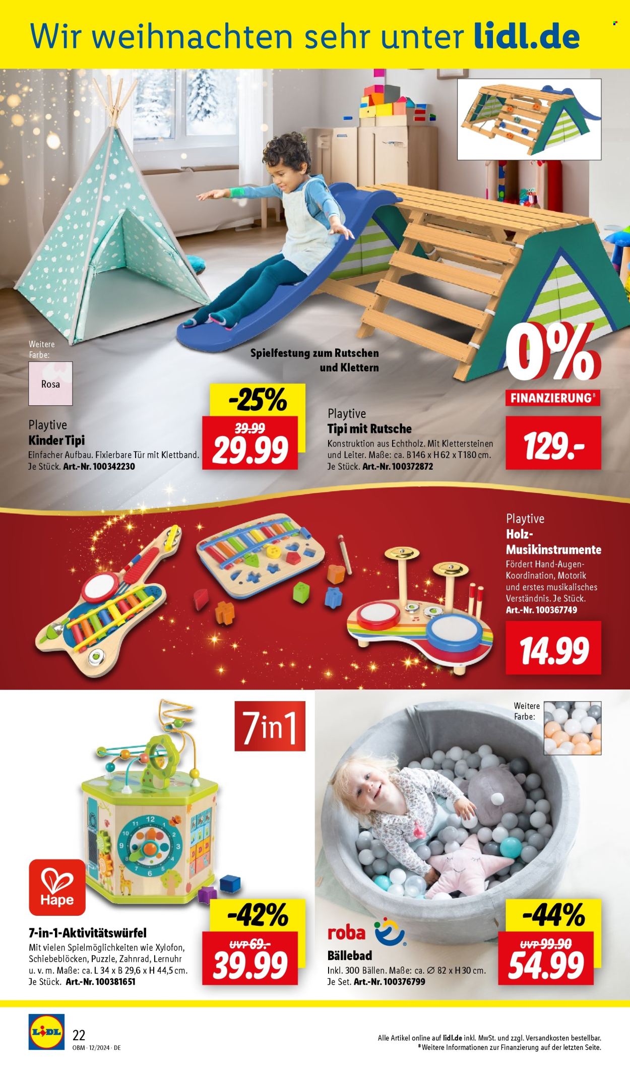 Lidl Prospekte  - 1.12.2024 - 31.12.2024. Seite 22