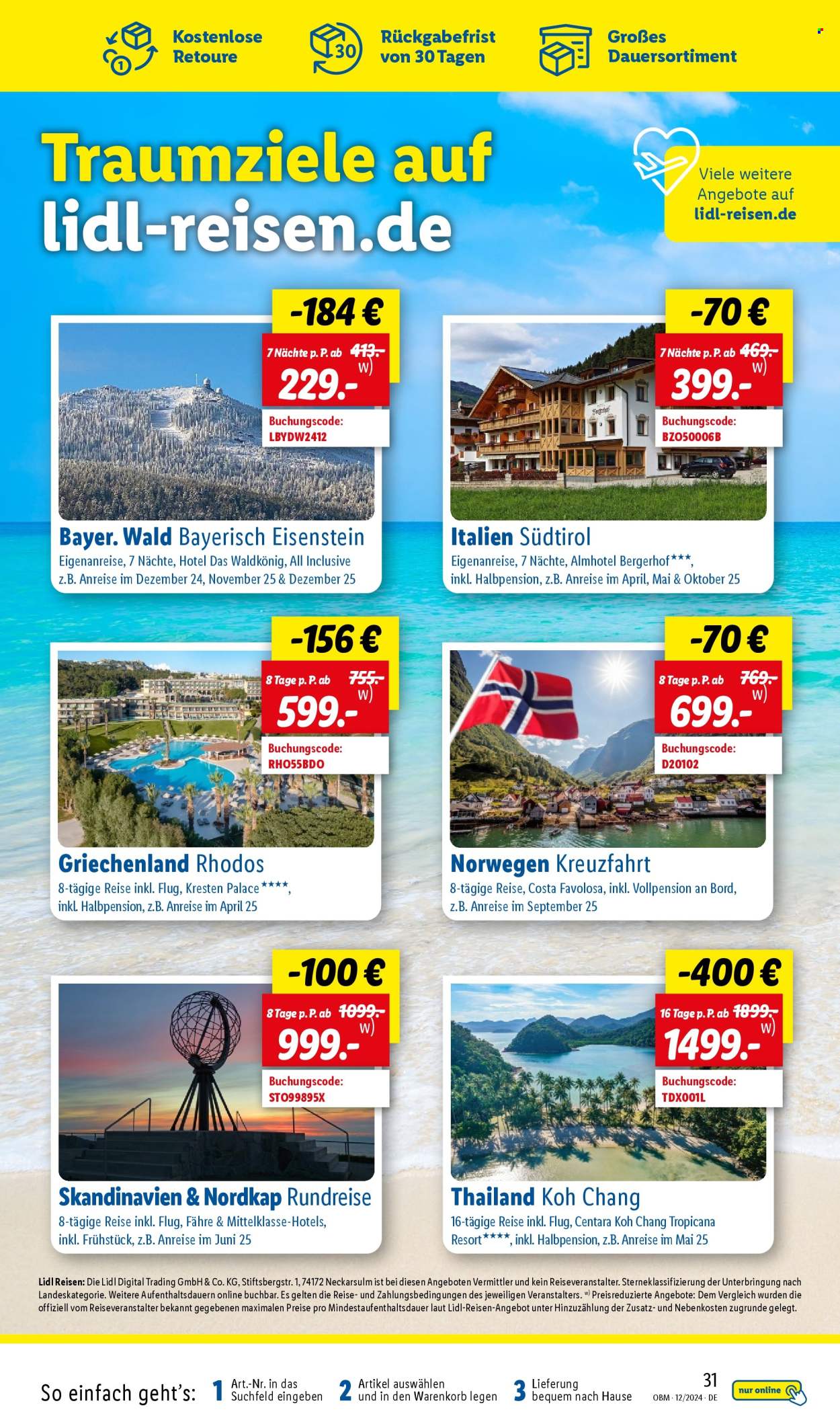 Lidl Prospekte  - 1.12.2024 - 31.12.2024. Seite 31
