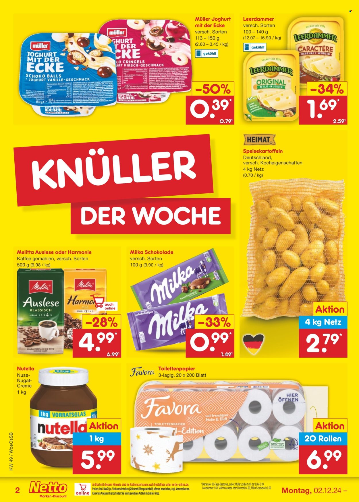 Netto Marken-Discount Prospekte  - 2.12.2024 - 7.12.2024. Seite 2
