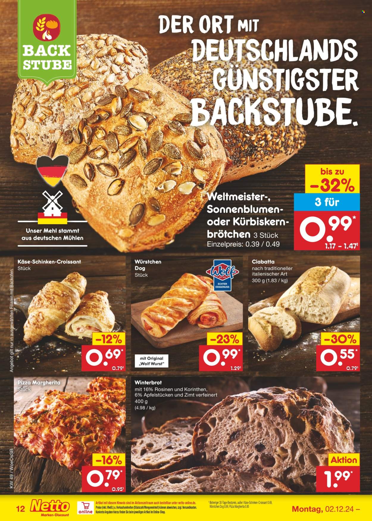 Netto Marken-Discount Prospekte  - 2.12.2024 - 7.12.2024. Seite 12