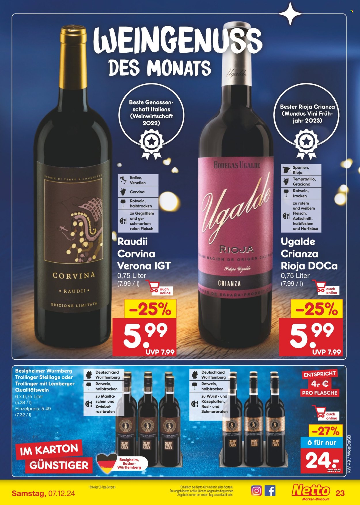 Netto Marken-Discount Prospekte  - 2.12.2024 - 7.12.2024. Seite 29