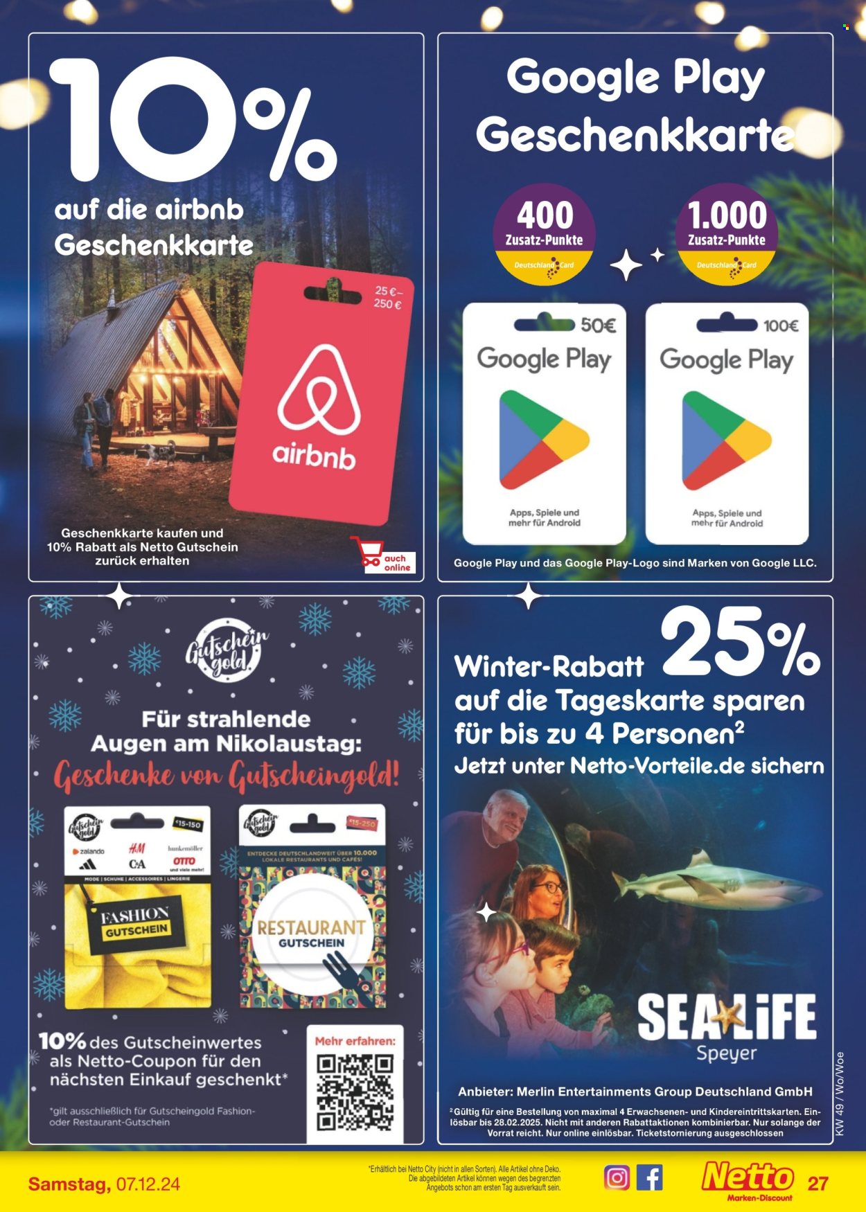 Netto Marken-Discount Prospekte  - 2.12.2024 - 7.12.2024. Seite 36