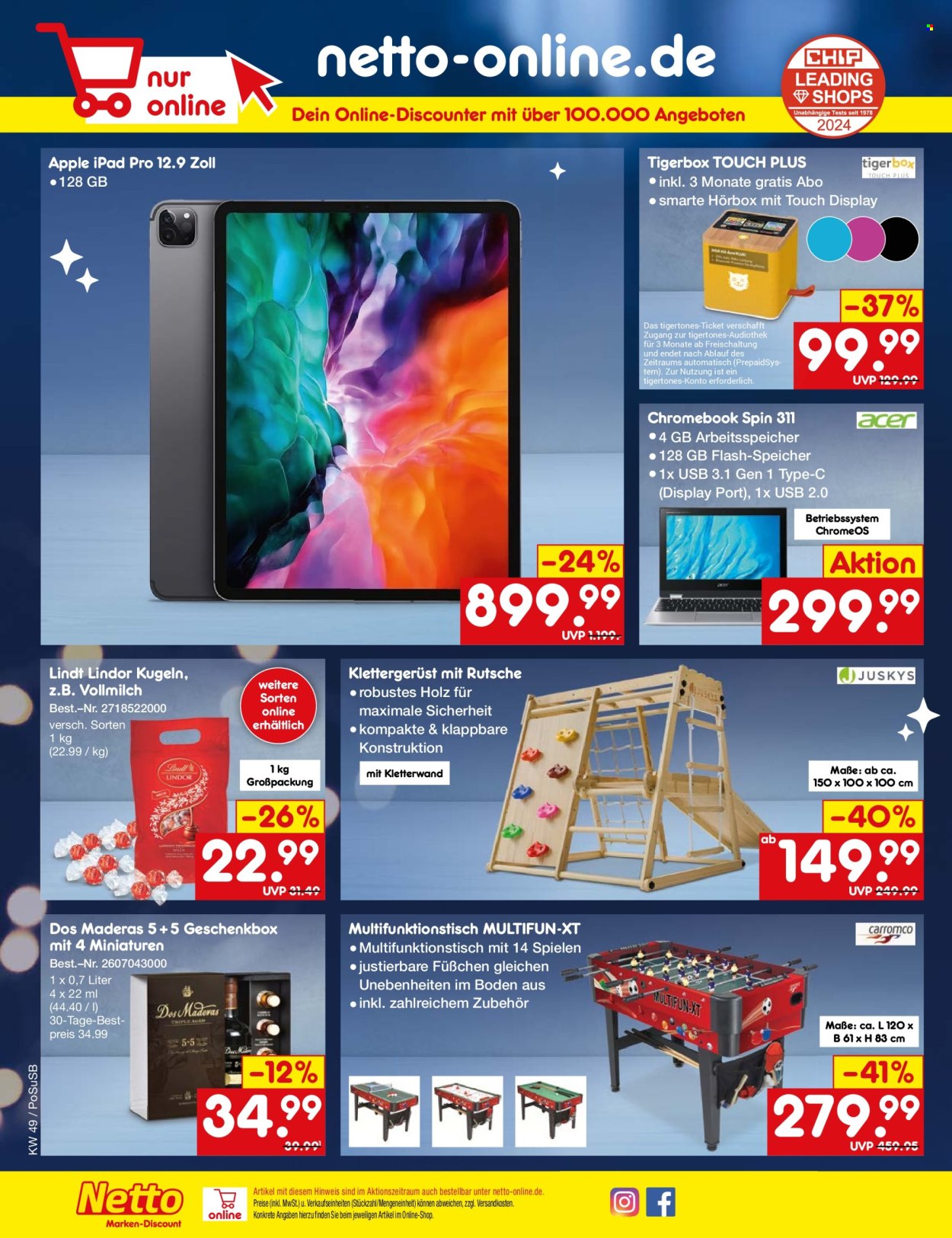 Netto Marken-Discount Prospekte  - 2.12.2024 - 7.12.2024. Seite 46
