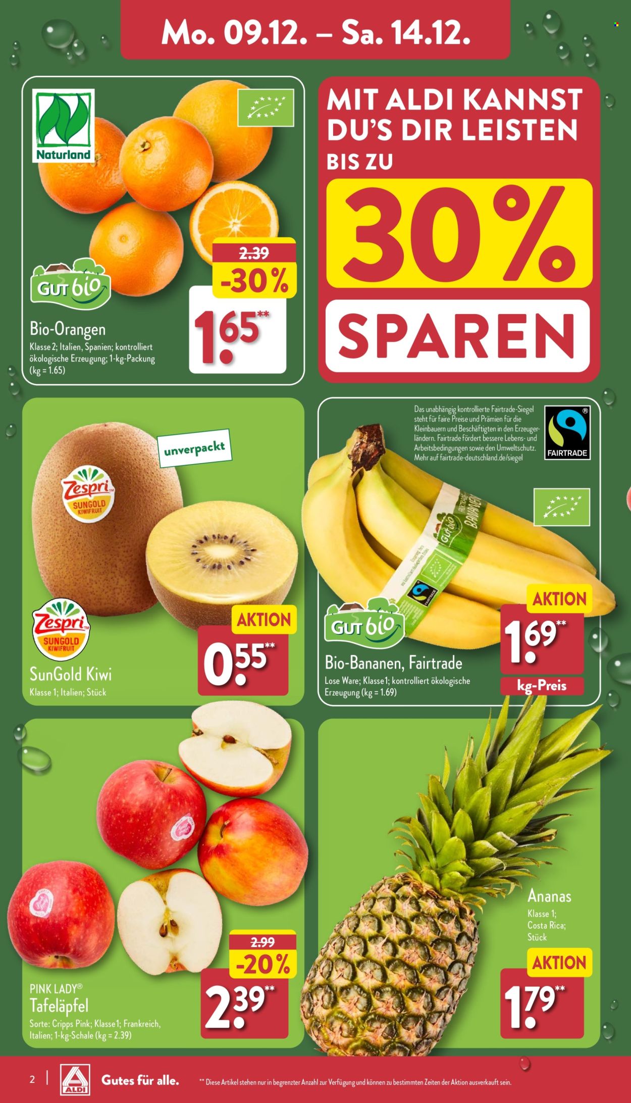 ALDI Nord Prospekte  - 9.12.2024 - 14.12.2024. Seite 2