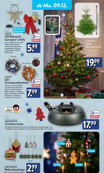 thumbnail - CASALUX LED-Weihnachtsbaumspitze/-schleife