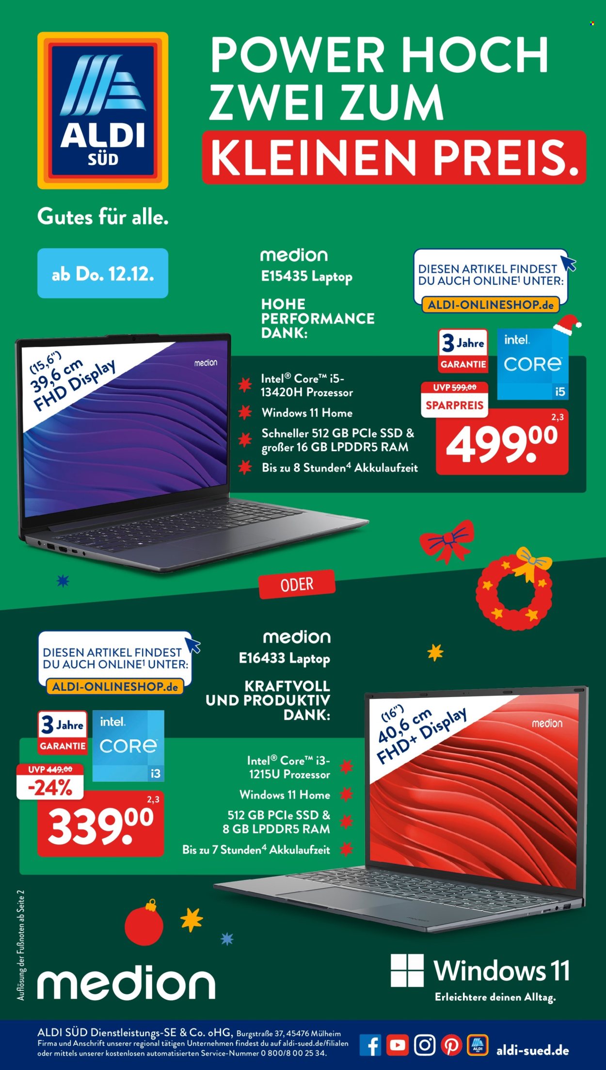 ALDI SÜD Prospekte  - 9.12.2024 - 14.12.2024. Seite 49