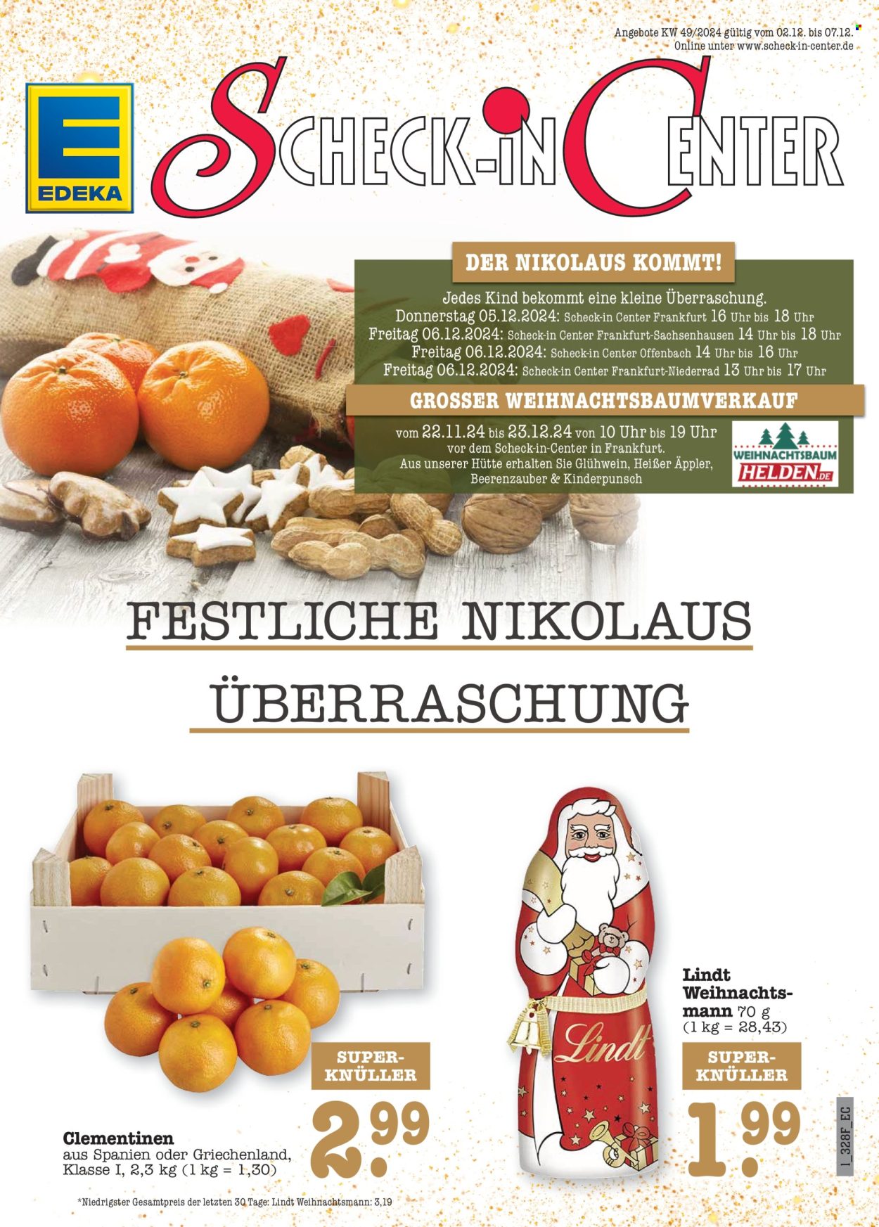 Edeka Prospekte  - 2.12.2024 - 7.12.2024. Seite 1