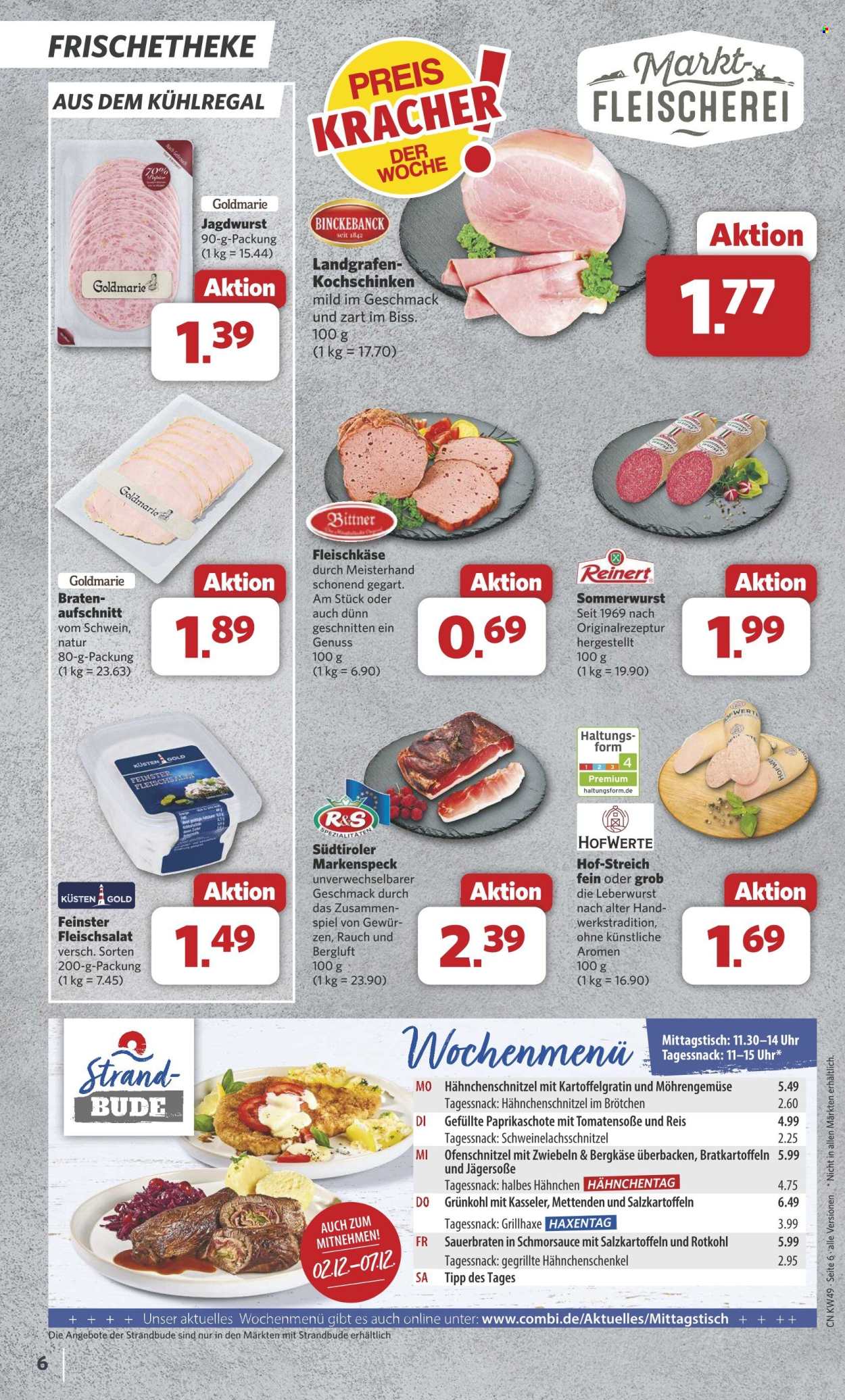 Combi Prospekte  - 2.12.2024 - 7.12.2024. Seite 6