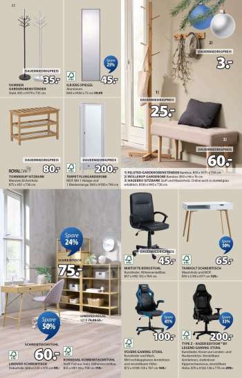 thumbnail - Garderobe MOLLERUP 5 Haken Bambus