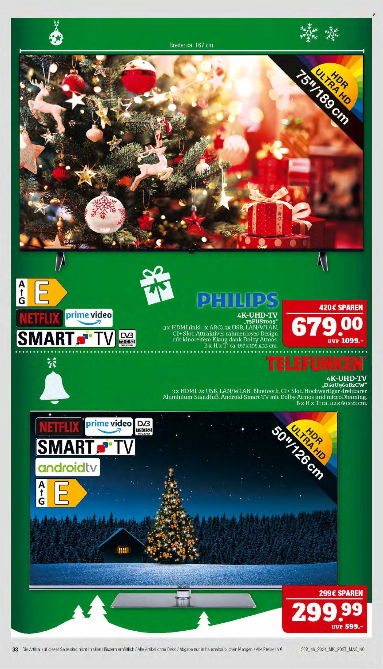 Marktkauf Prospekte  - 2.12.2024 - 7.12.2024. Seite 38