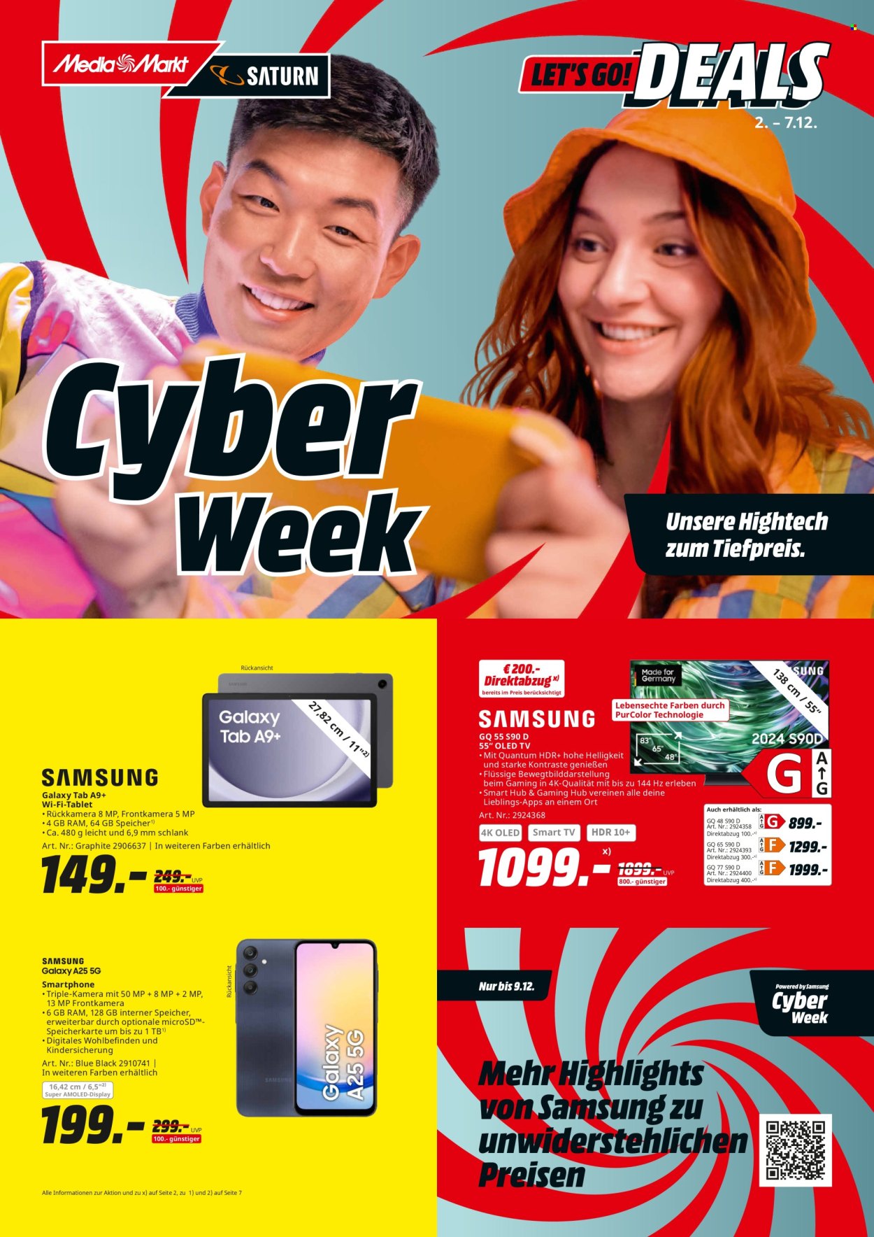 MediaMarkt Prospekte  - 2.12.2024 - 9.12.2024. Seite 1
