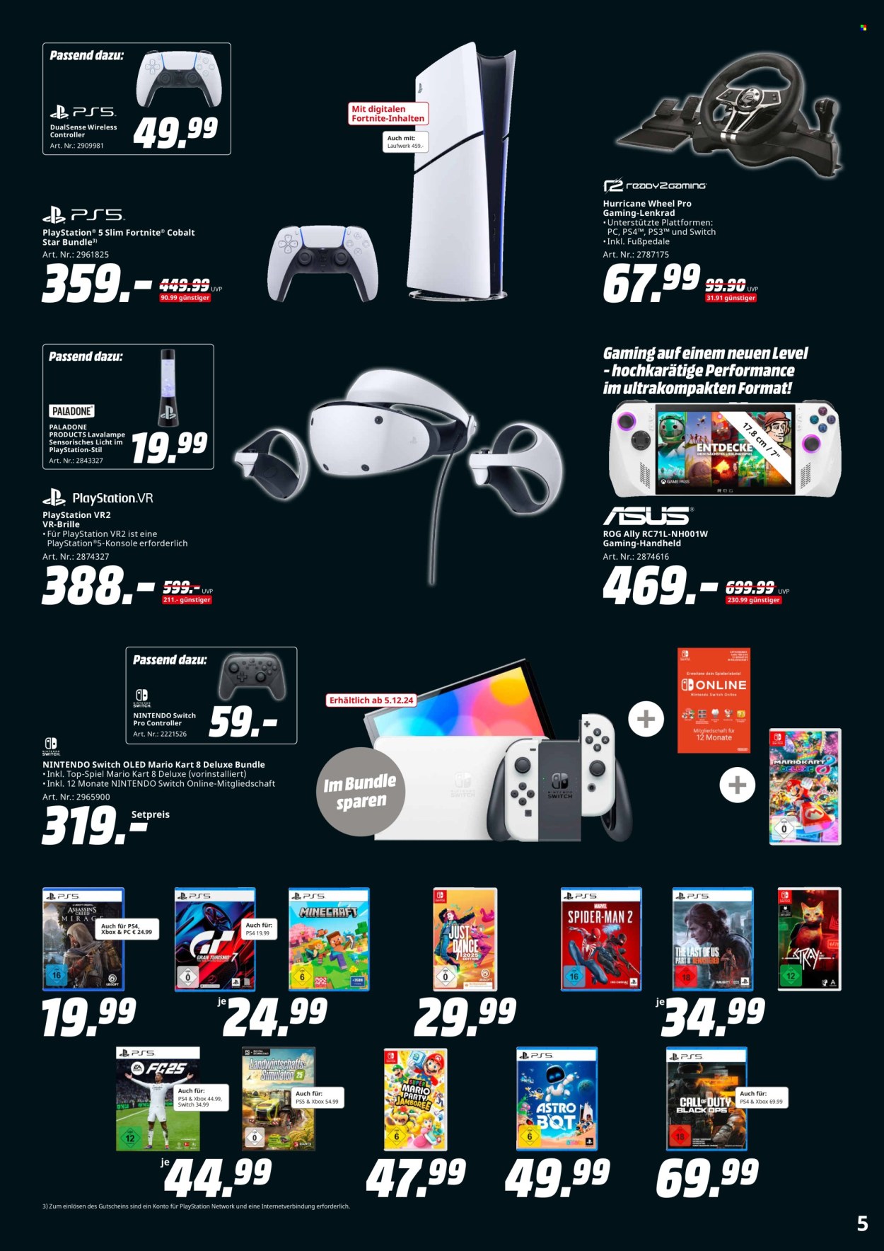 MediaMarkt Prospekte  - 2.12.2024 - 9.12.2024. Seite 5