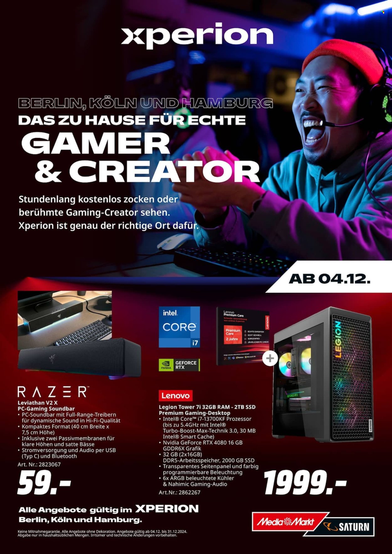 MediaMarkt Prospekte  - 4.12.2024 - 31.12.2024. Seite 1