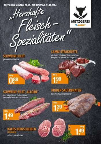 Prospekte V-Markt - 2.12.2024 - 31.12.2024.