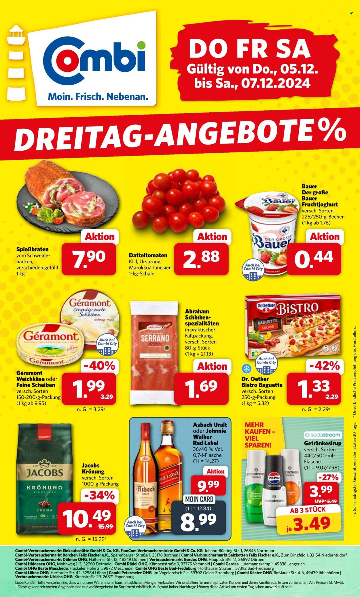 Combi Prospekte  - 5.12.2024 - 7.12.2024. Seite 1