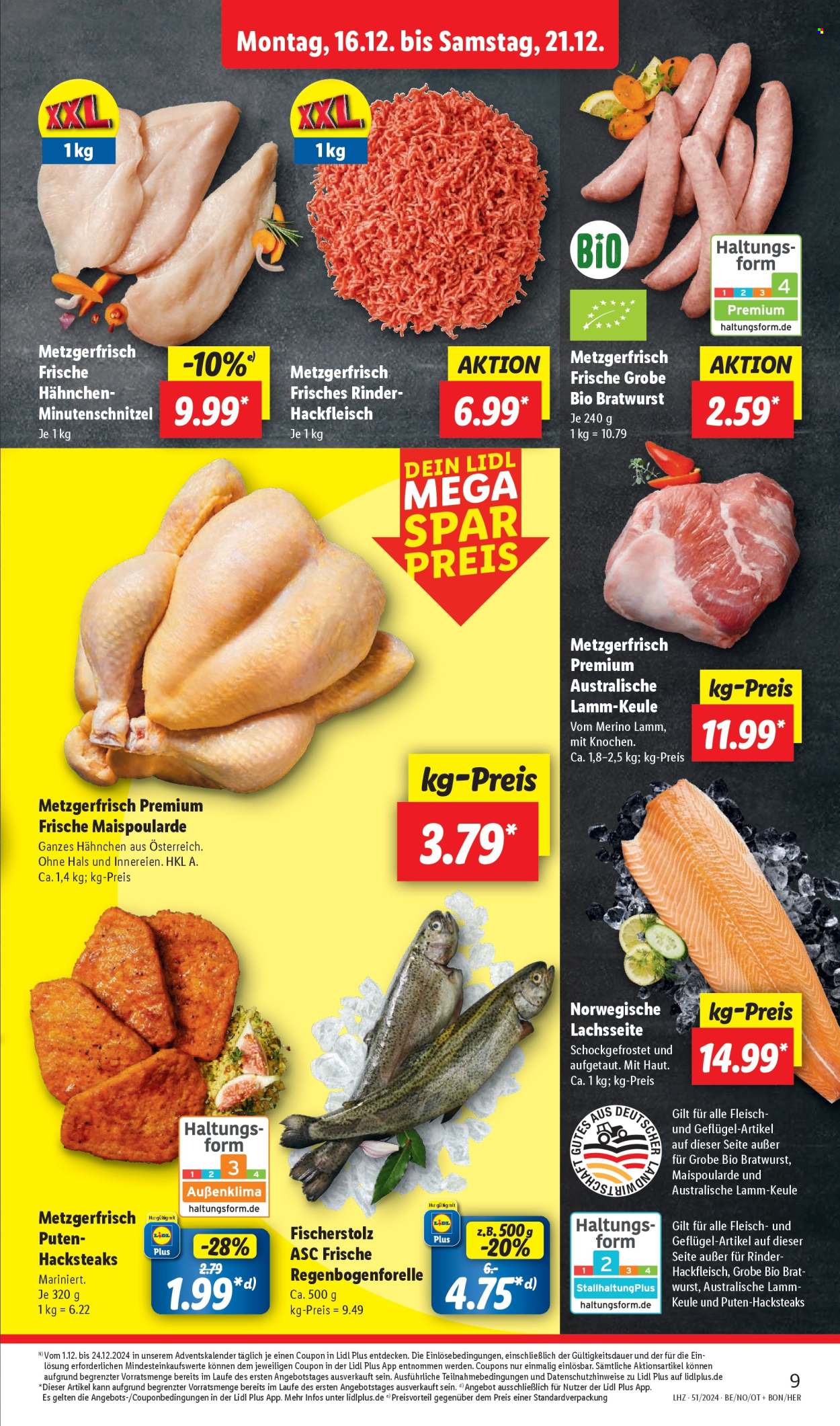 Lidl Prospekte  - 16.12.2024 - 21.12.2024. Seite 9