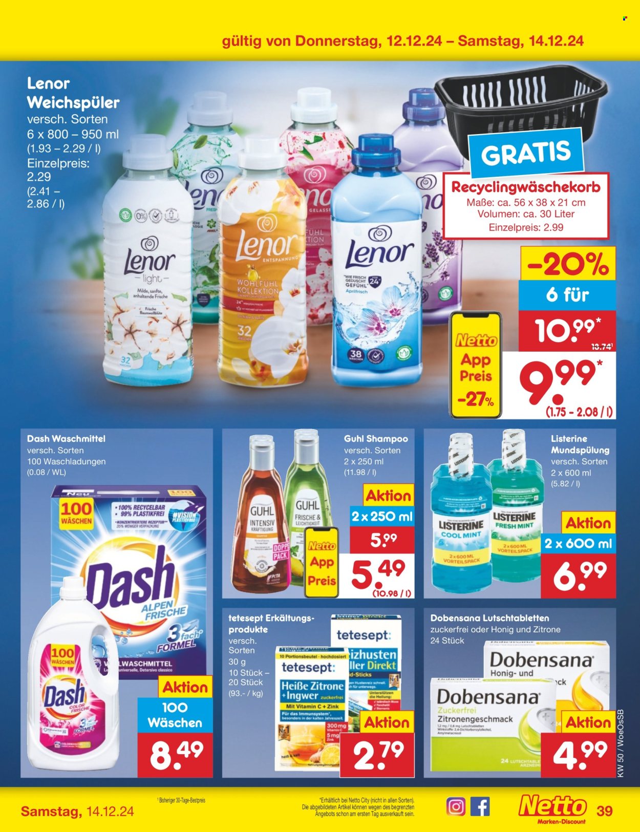 Netto Marken-Discount Prospekte  - 9.12.2024 - 14.12.2024. Seite 46