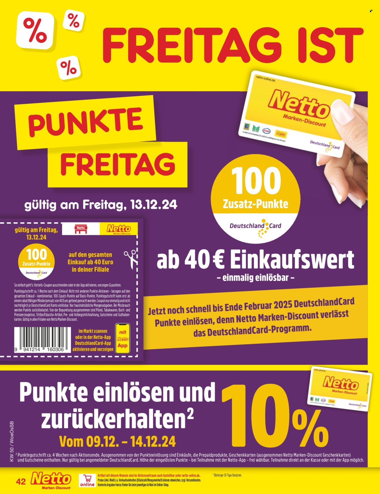 Netto Marken-Discount Prospekte  - 9.12.2024 - 14.12.2024. Seite 54