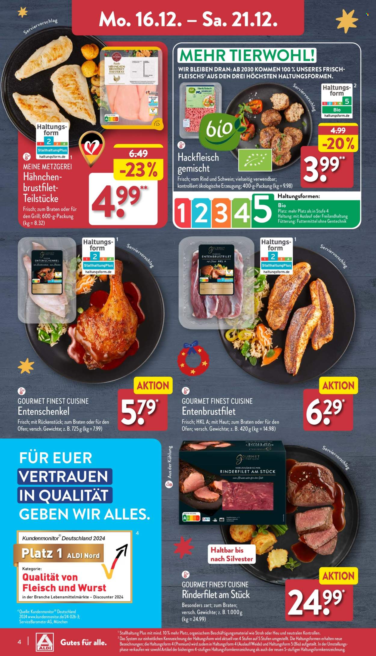ALDI Nord Prospekte  - 16.12.2024 - 21.12.2024. Seite 4