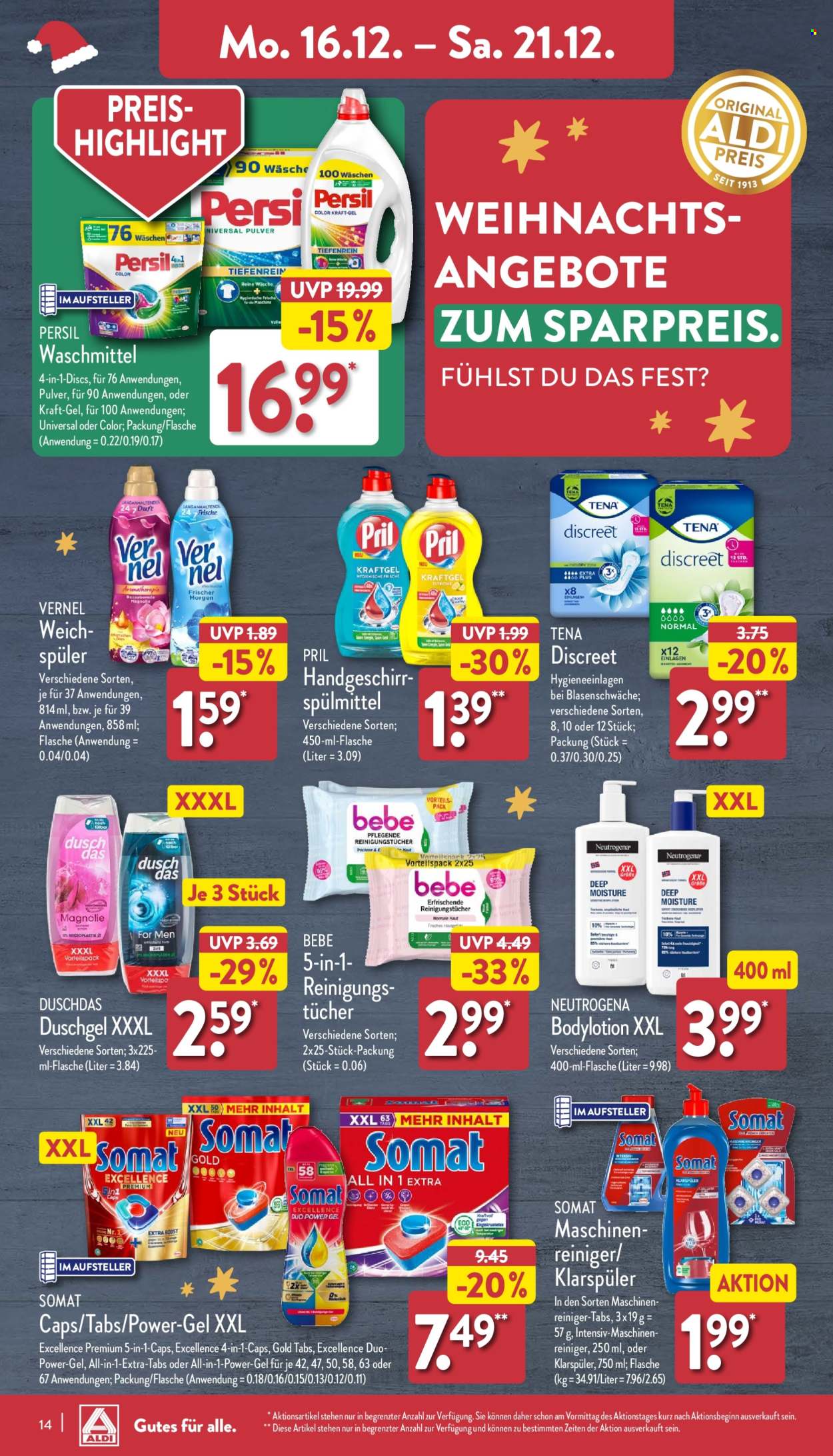 ALDI Nord Prospekte  - 16.12.2024 - 21.12.2024. Seite 14