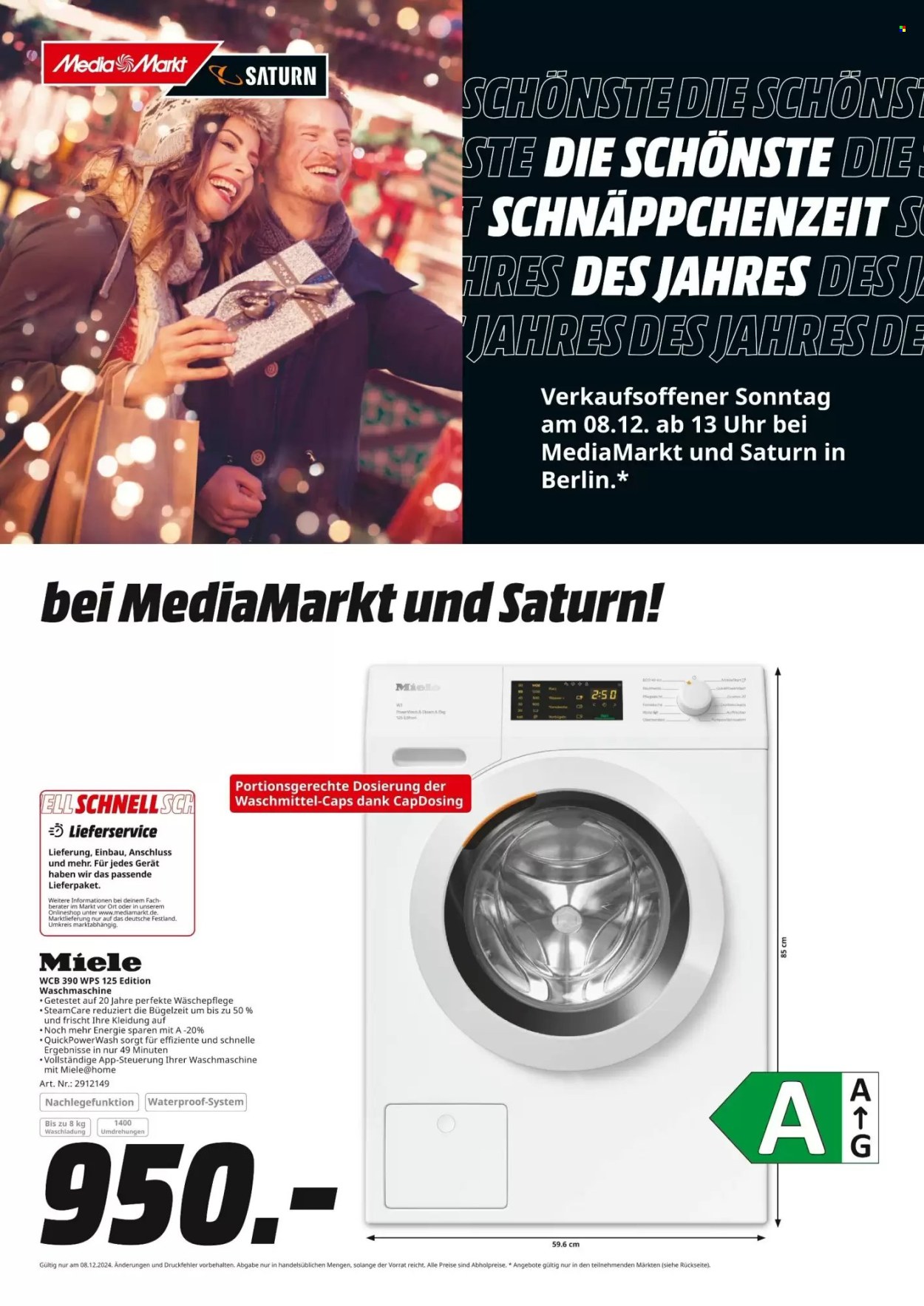 MediaMarkt Prospekte  - 8.12.2024 - 8.12.2024. Seite 1
