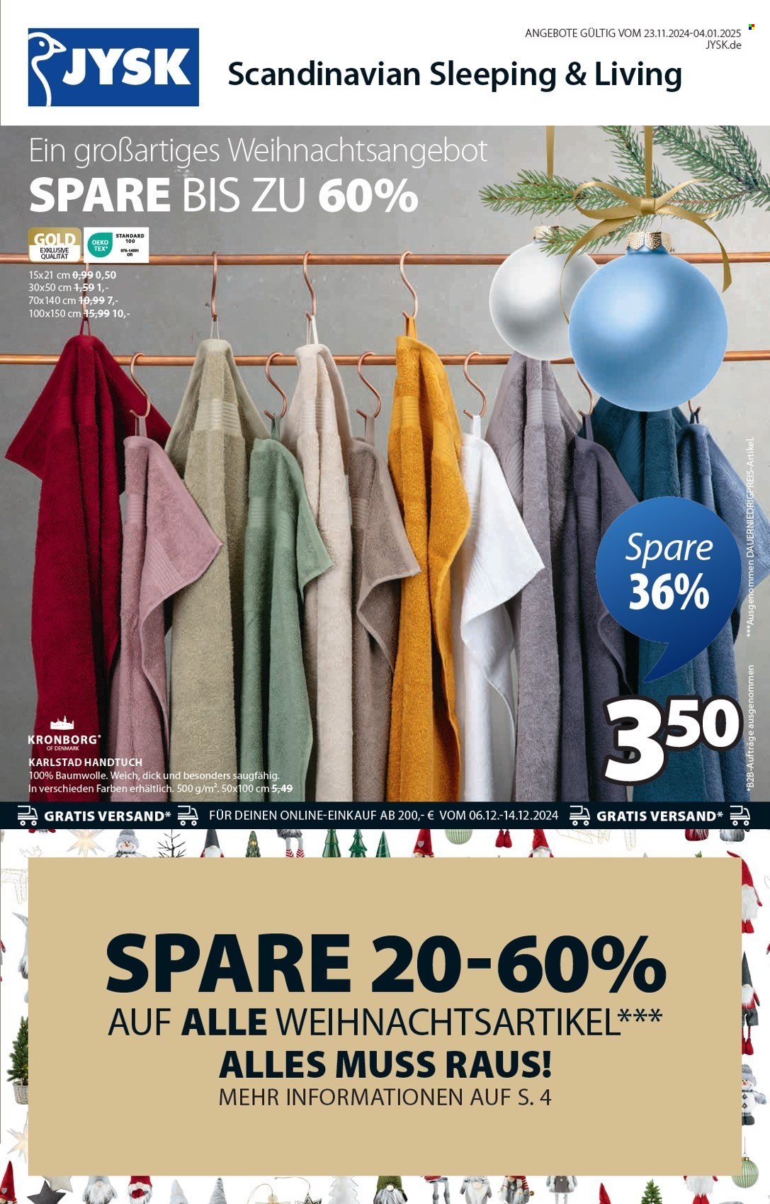JYSK Prospekte  - 23.11.2024 - 4.01.2025. Seite 2