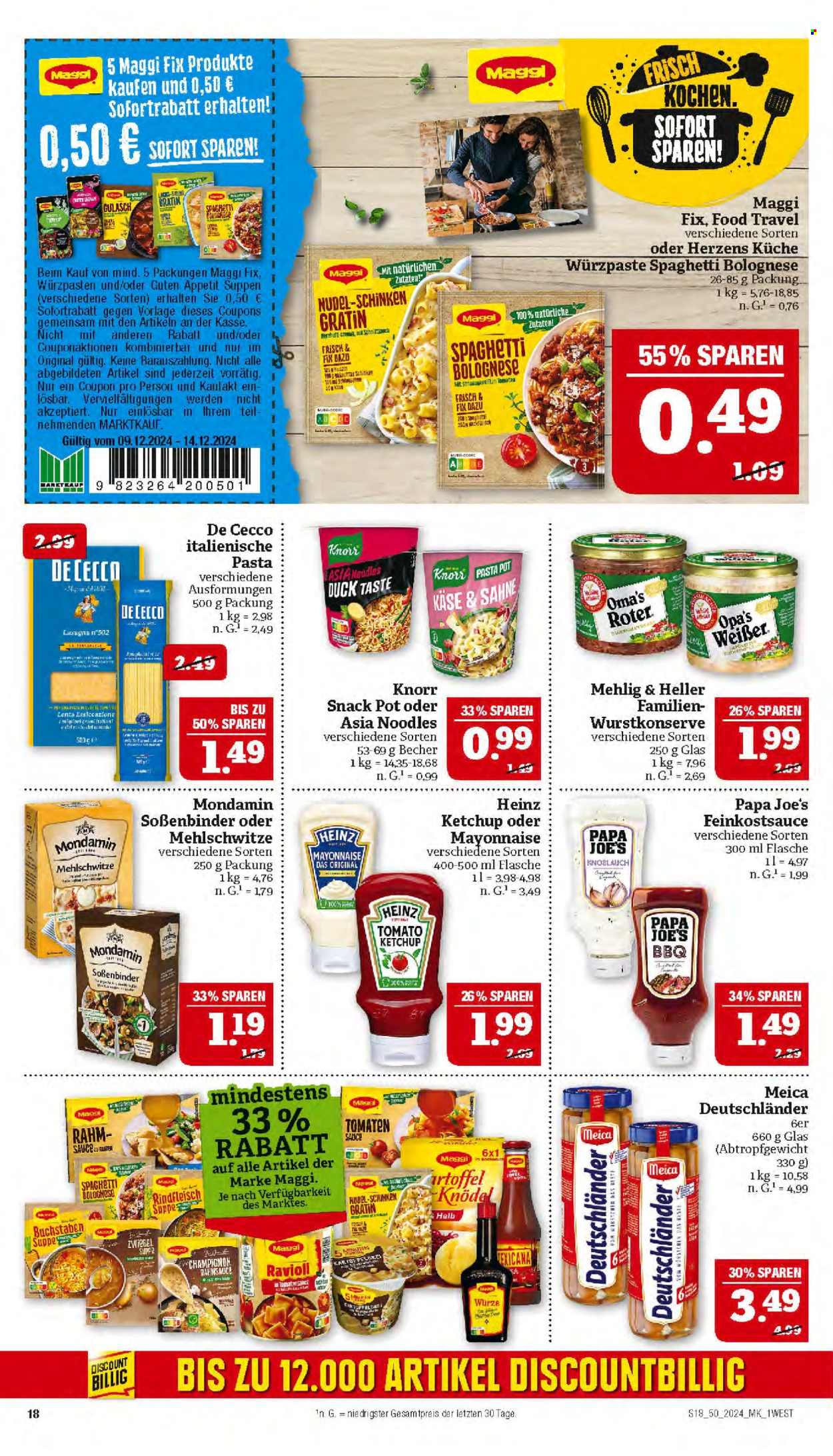 Marktkauf Prospekte  - 9.12.2024 - 14.12.2024. Seite 18