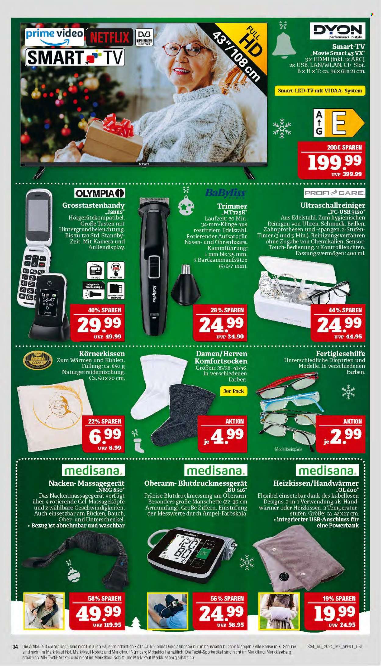 Marktkauf Prospekte  - 9.12.2024 - 14.12.2024. Seite 34