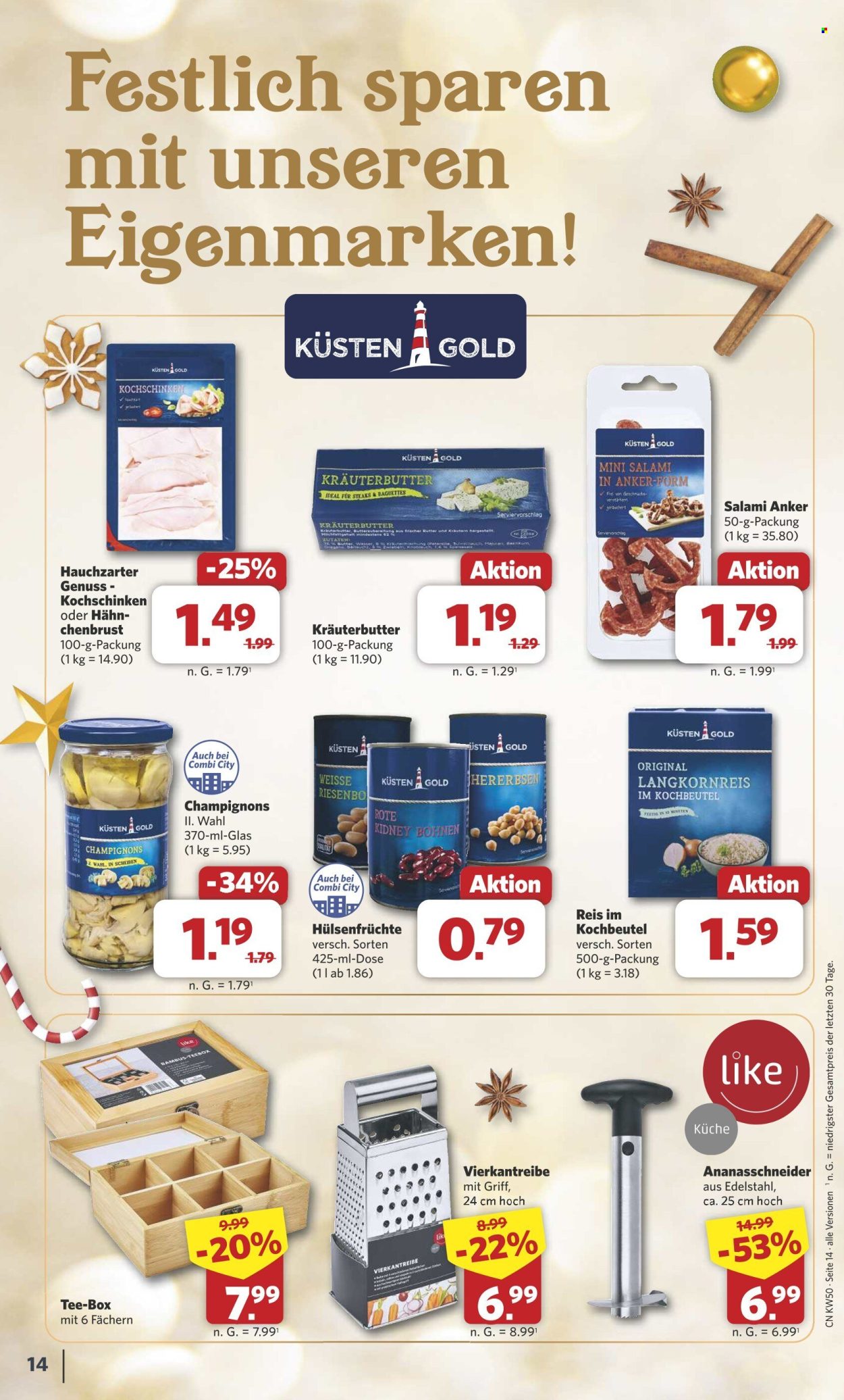 Combi Prospekte  - 9.12.2024 - 14.12.2024. Seite 14