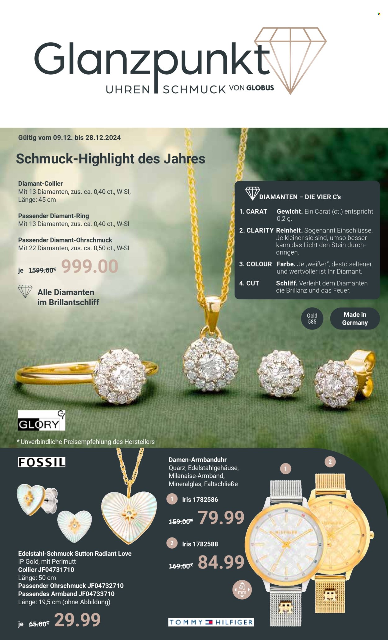 Globus Prospekte  - 9.12.2024 - 28.12.2024. Seite 1
