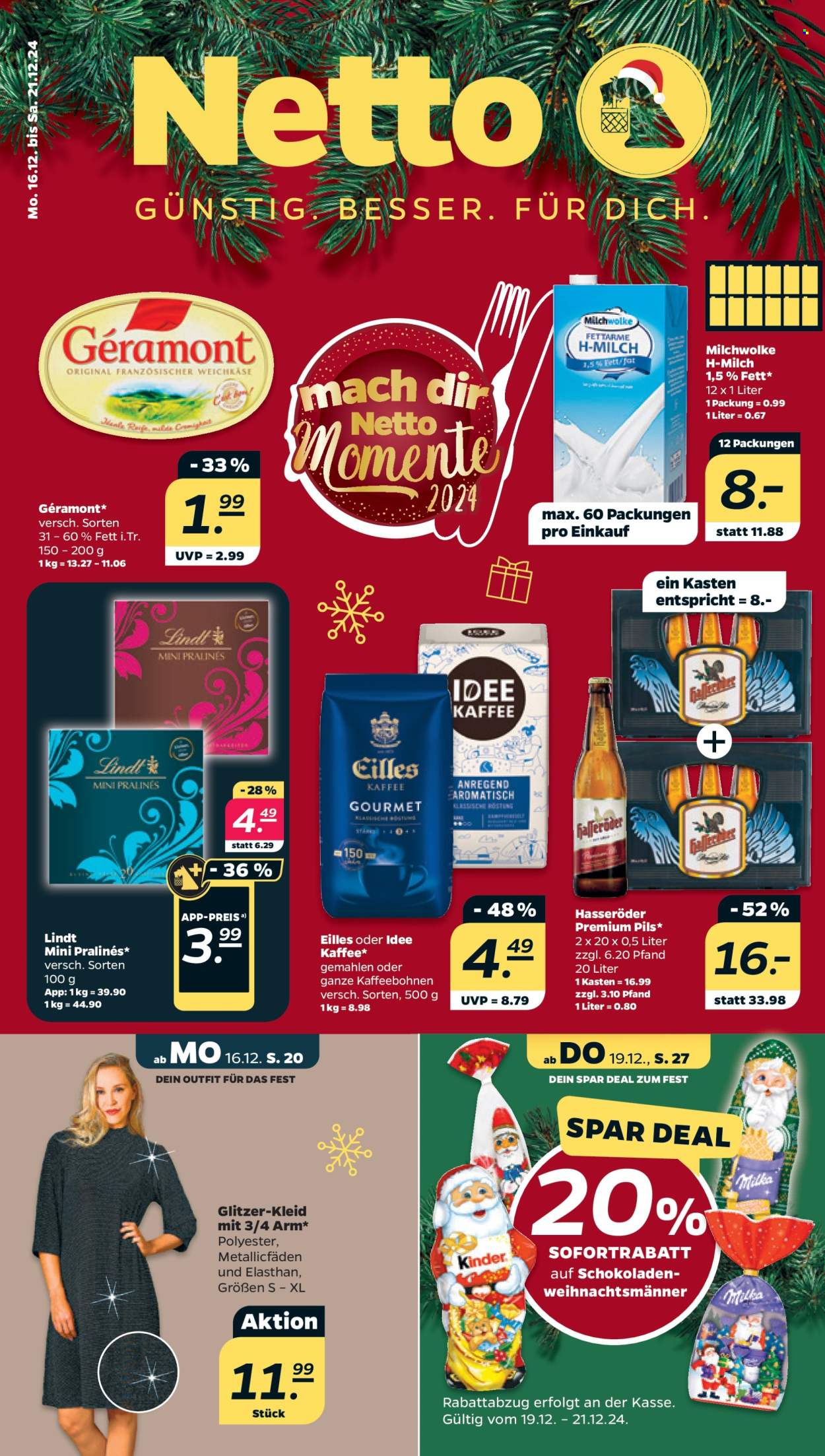 Netto Prospekte  - 16.12.2024 - 21.12.2024. Seite 1