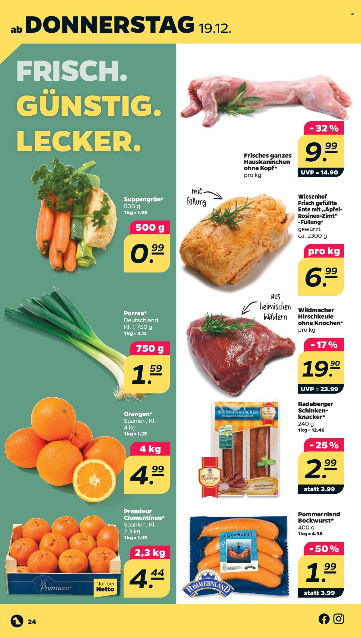 Netto Prospekte  - 16.12.2024 - 21.12.2024. Seite 24