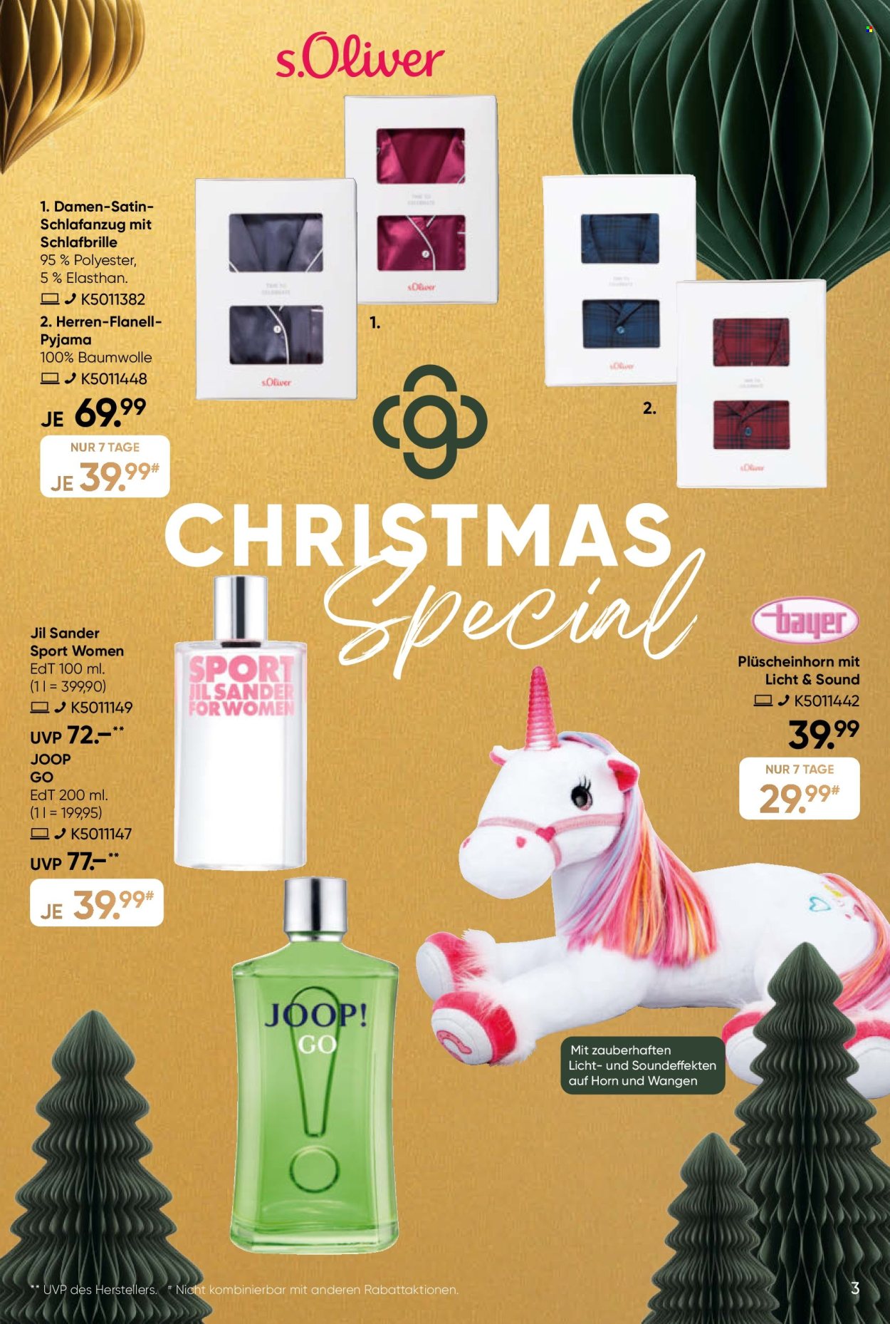 GALERIA Karstadt Kaufhof Prospekte  - 9.12.2024 - 15.12.2024. Seite 3