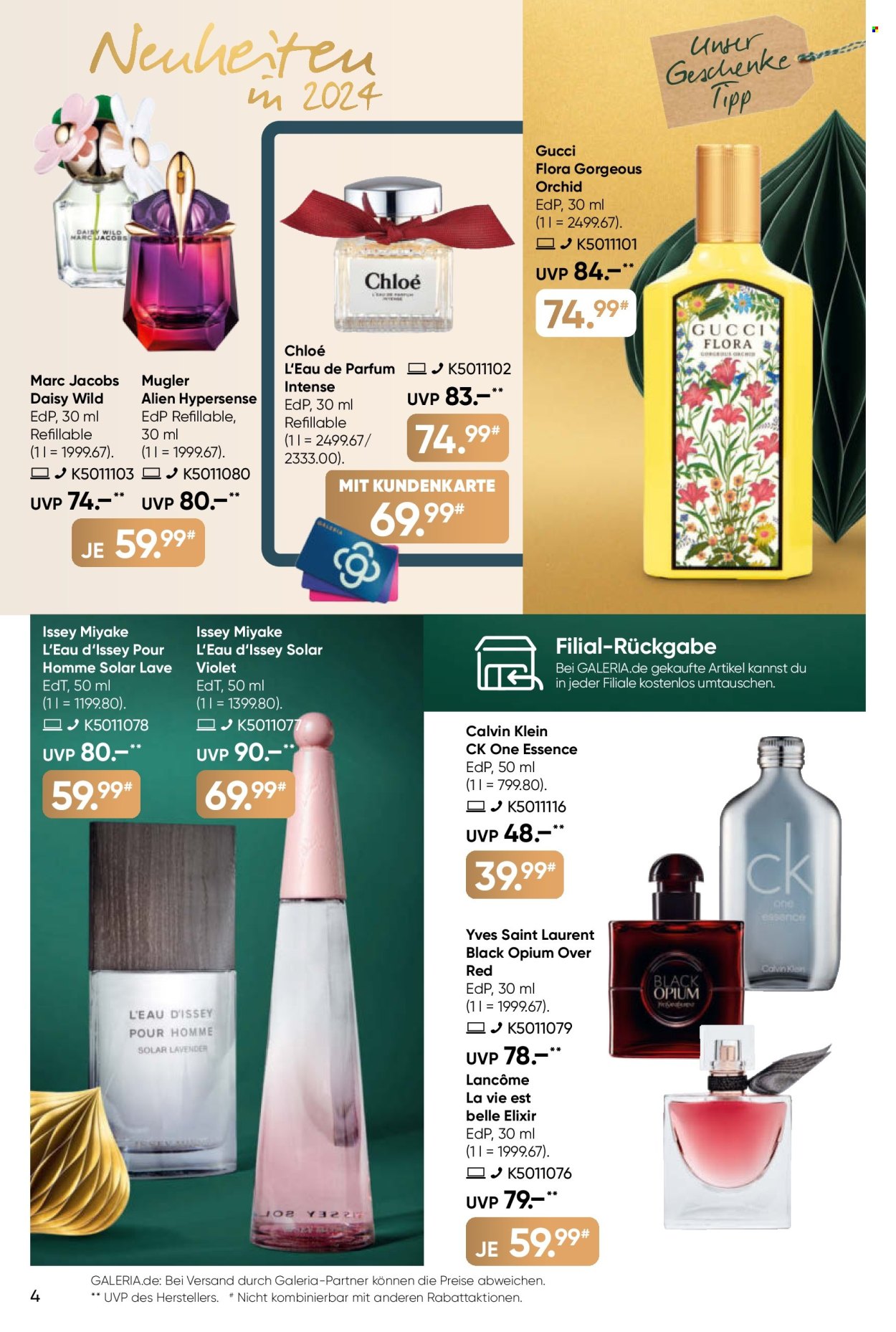 GALERIA Karstadt Kaufhof Prospekte  - 9.12.2024 - 15.12.2024. Seite 4