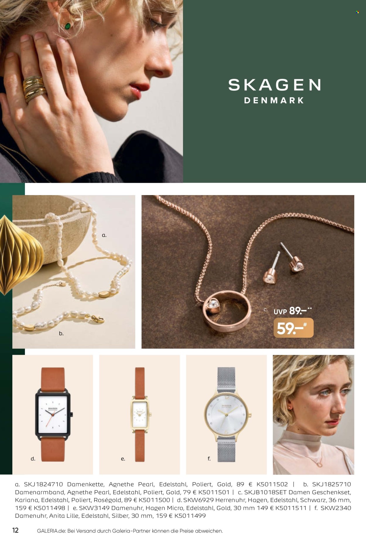 GALERIA Karstadt Kaufhof Prospekte  - 9.12.2024 - 15.12.2024. Seite 12