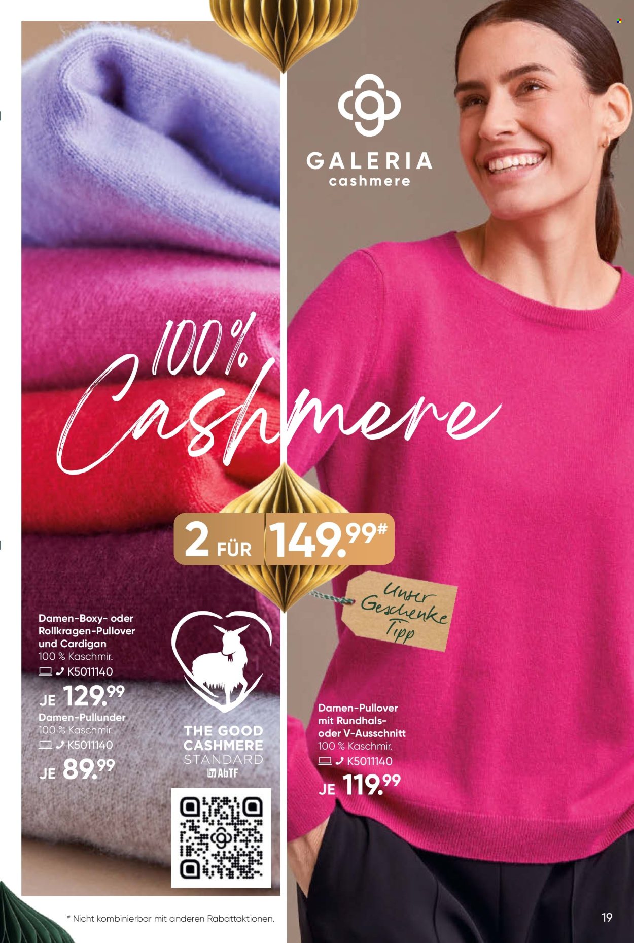 GALERIA Karstadt Kaufhof Prospekte  - 9.12.2024 - 15.12.2024. Seite 19