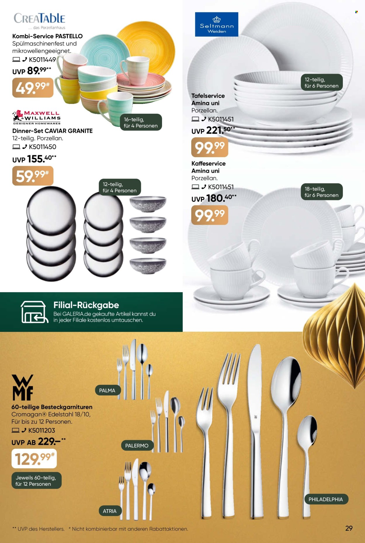GALERIA Karstadt Kaufhof Prospekte  - 9.12.2024 - 15.12.2024. Seite 29